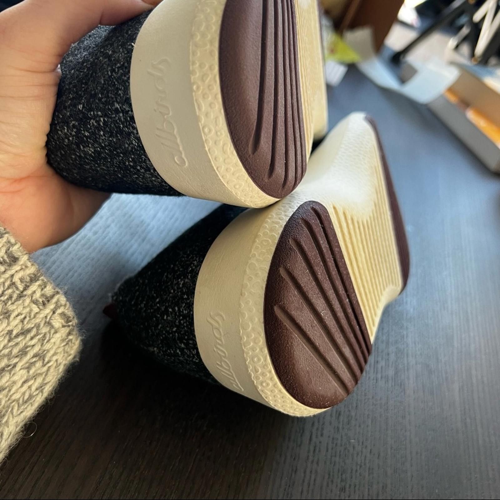 Allbirds Allbirds Women's Sneakers in Black and Cream Size US 6.5 / IT 36.5 - 5 Thumbnail