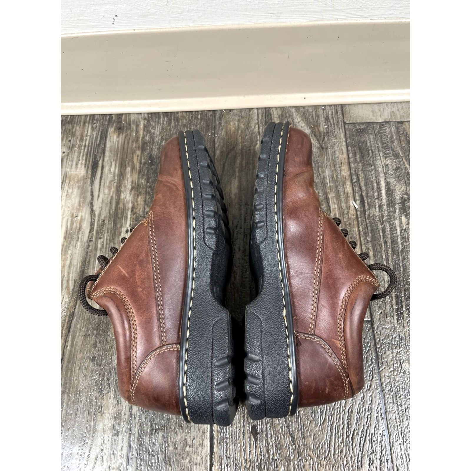 Eastland EASTLAND Shoes Womens 6M Leather Oxford Dress Brown 3585-18 Y2K Flat Loafer Comfort Brown Women Size M / US 6-8 / IT 42-44 - 6 Thumbnail