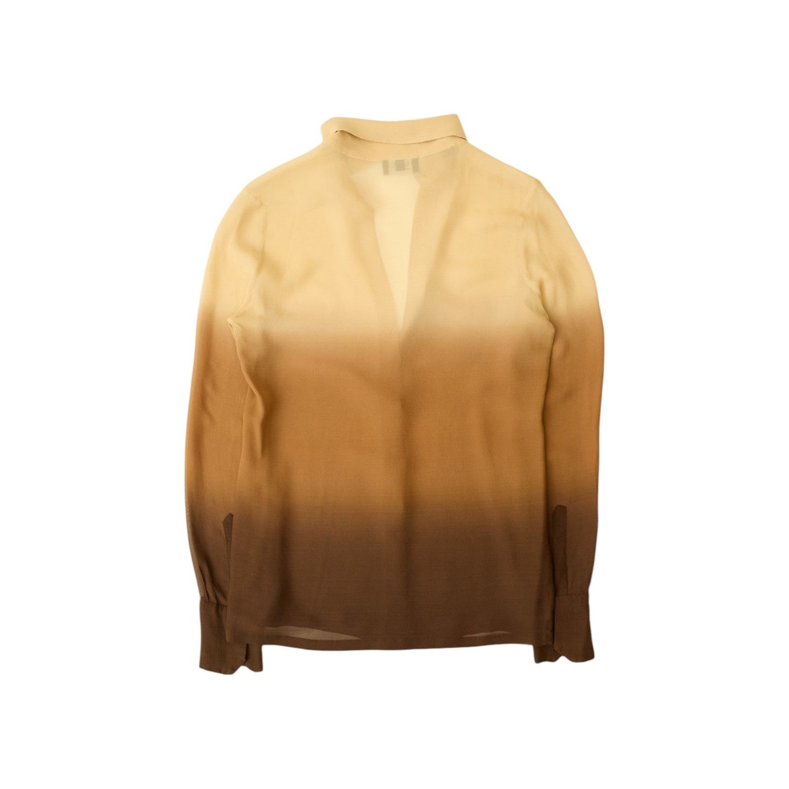 Gucci S/S 1997 Gradient Silk Button Up Shirt Size S / US 4 / IT 40 - 2 Thumbnail