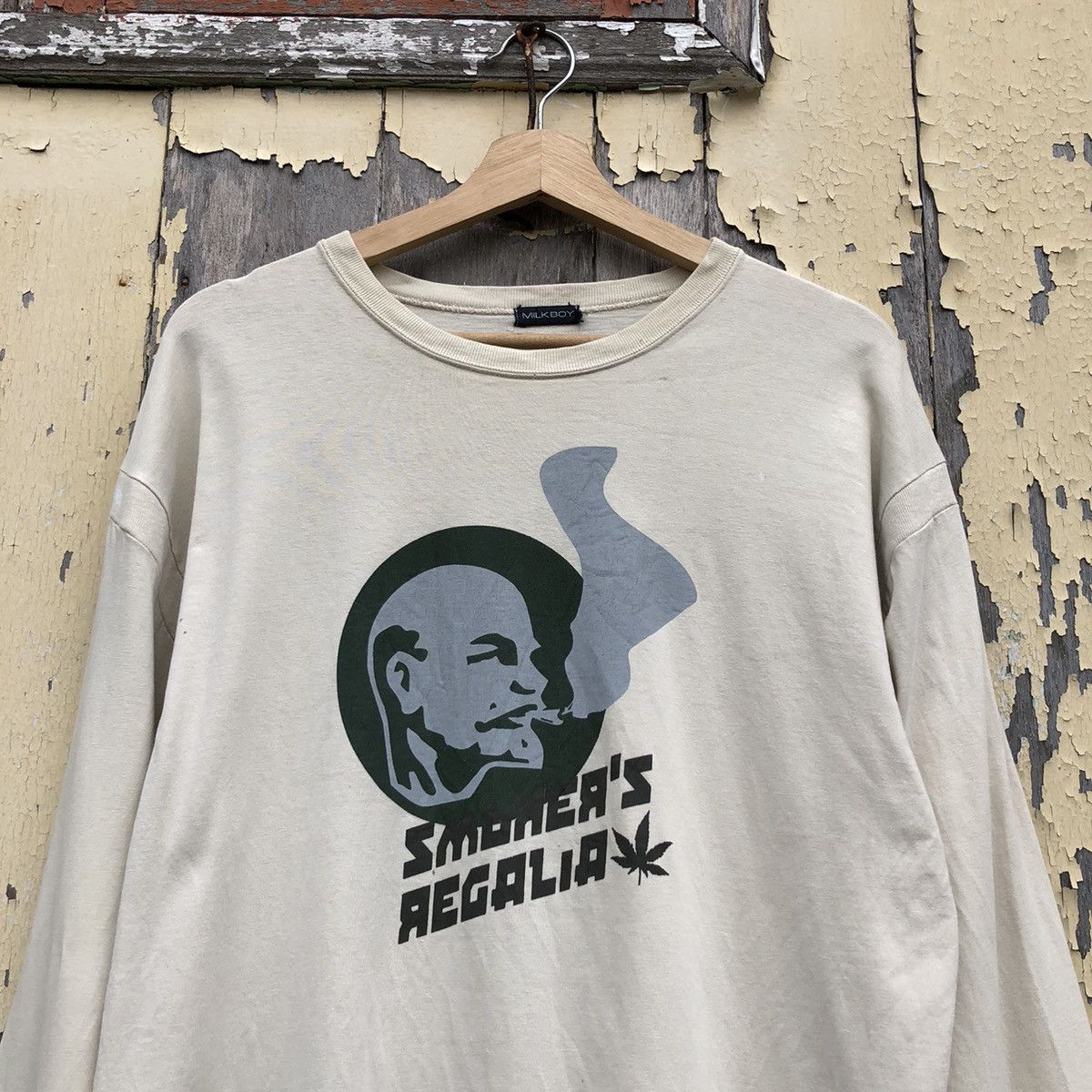 Vintage Vintage Milkboy Smoker’s Regalia Long Sleeve Tshirt Size US L / EU 52-54 / 3 - 3 Thumbnail