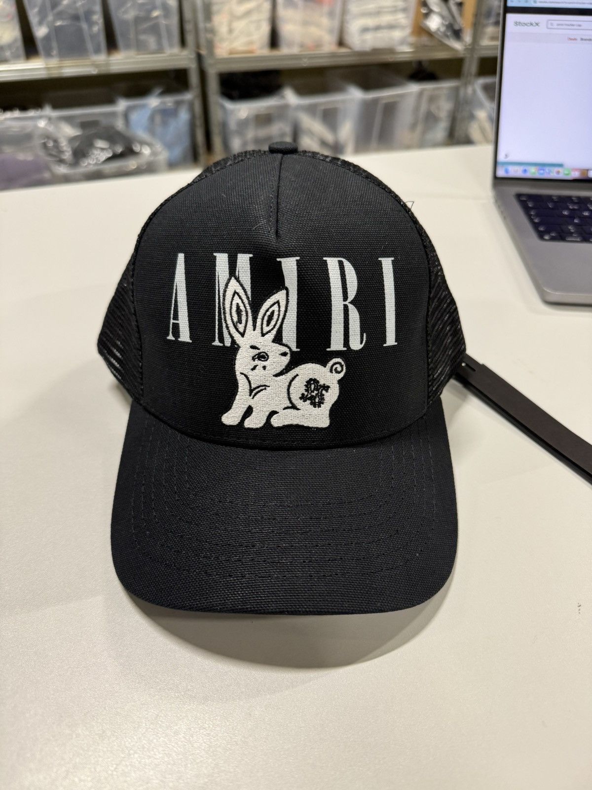 Amiri Amiri Core Bandana Rabbit Logo Trucker Cap Size ONE SIZE - 2 Thumbnail