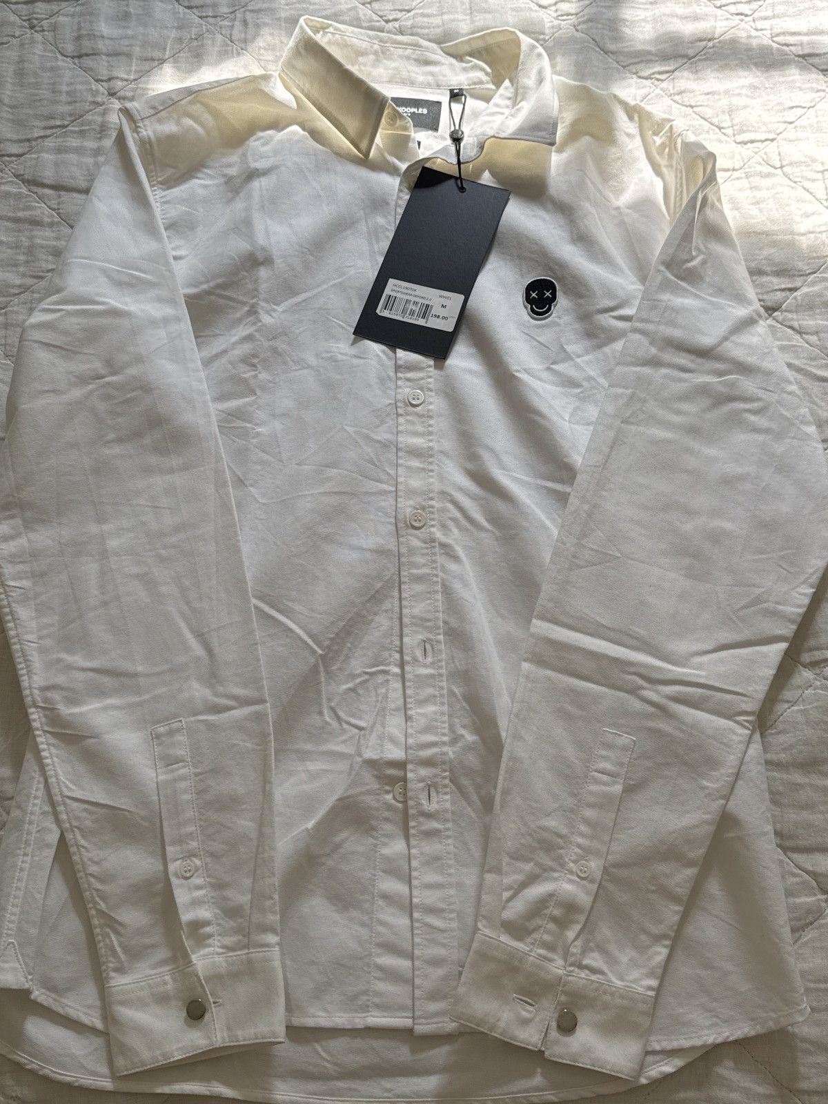 The Kooples White Oxford with Skull Badge BRAND NEW W/ TAGS