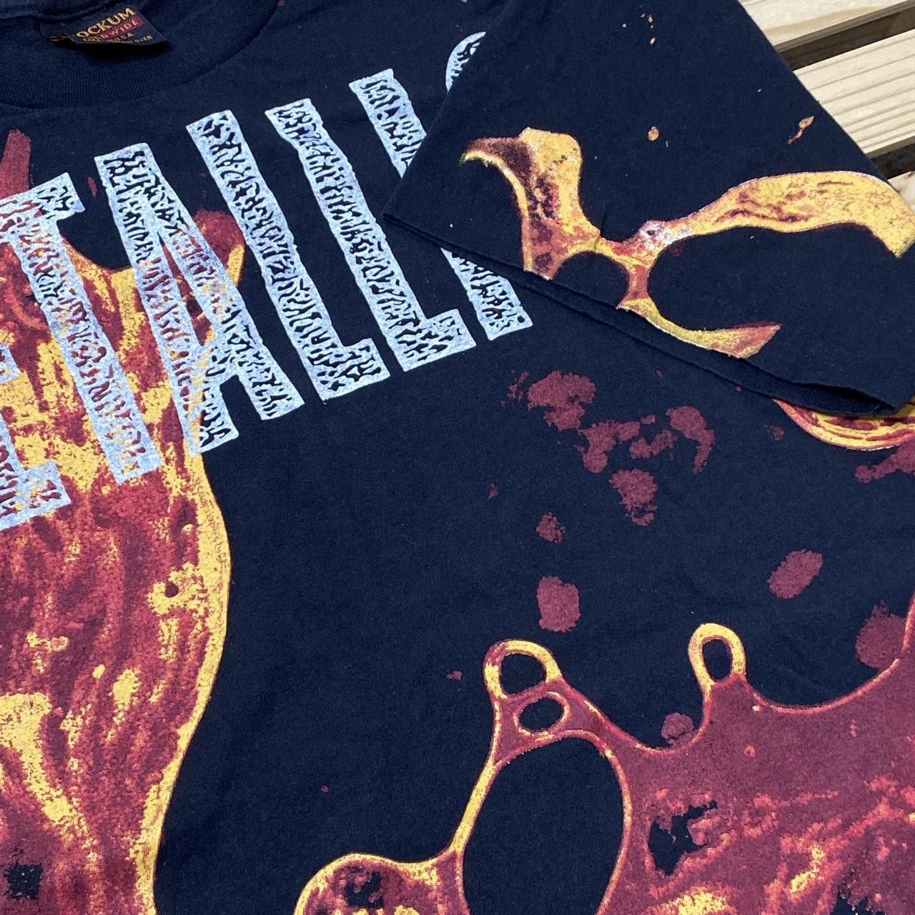 Brockum Modern Reproduction Metallica Black AOP Band Tee Size XL Size US XL / EU 56 / 4 - 3 Thumbnail