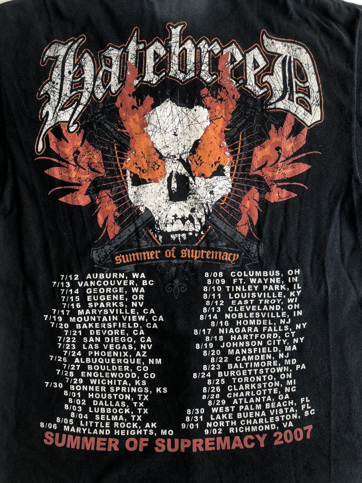 Band Tees × Japanese Brand 00s Hatebreed Tour Tshirt Tee Size US M / EU 48-50 / 2 - 8 Thumbnail