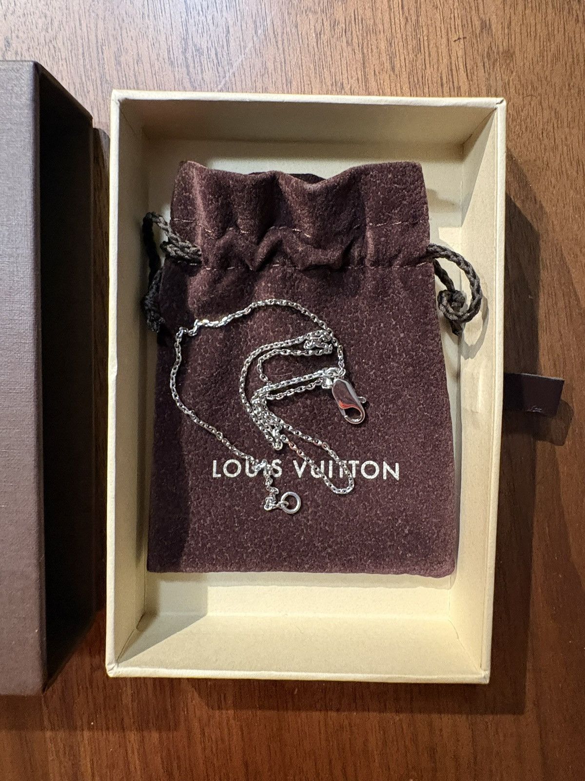 Louis Vuitton Louis Vuitton Metal/Wood Necklace Size ONE SIZE - 6 Thumbnail