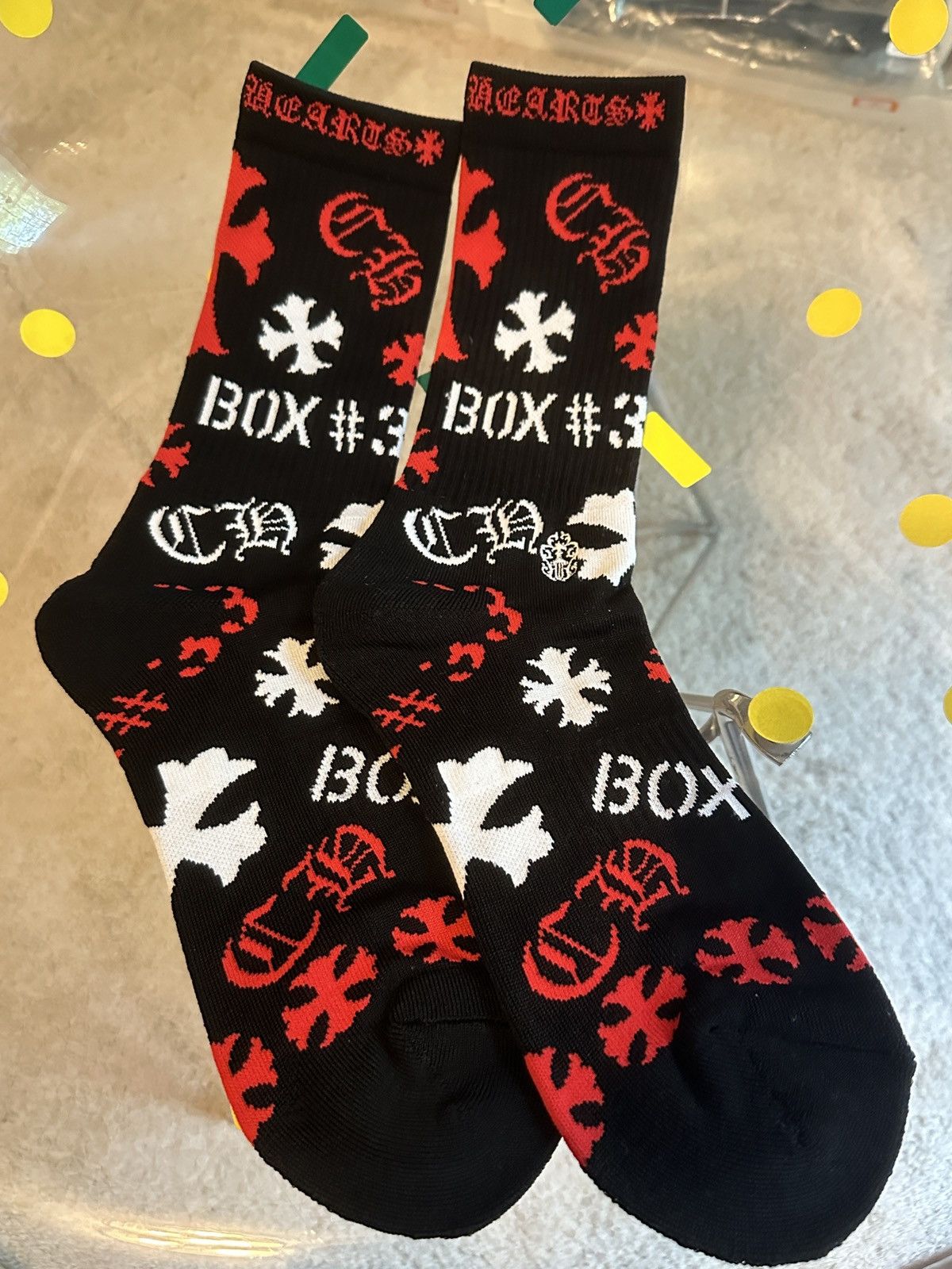 Chrome Hearts Chrome Hearts CH Logo Socks | Grailed