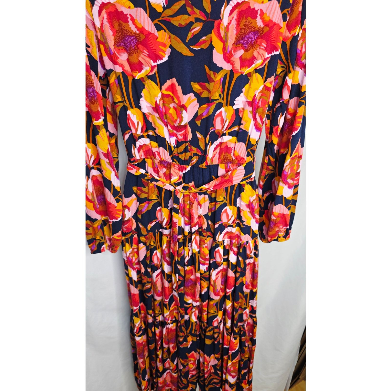 Other Petal & Pup Floral Midi Dress Womens Medium Belted boho Size M / US 6-8 / IT 42-44 - 12 Thumbnail