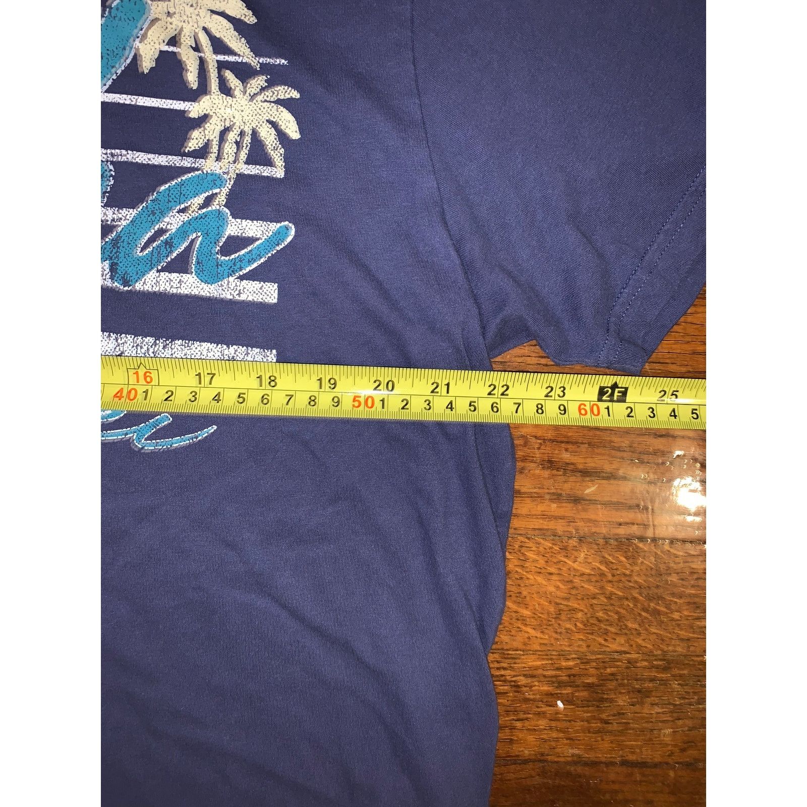 Other Aloha Waikiki Hawaii T Shirt Navy Blue Palm Trees Surf Tee L Size US L / EU 52-54 / 3 - 4 Thumbnail