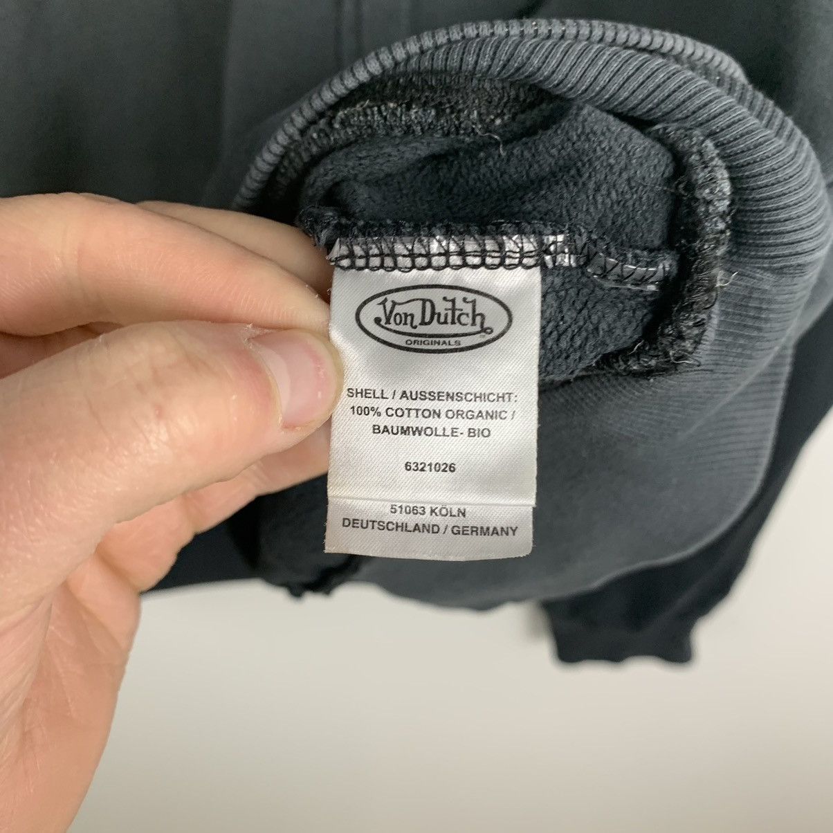Von Dutch Y2K Von Dutch Washed Gray Hoodie Big Logo XL Size US XL / EU 56 / 4 - 9 Thumbnail