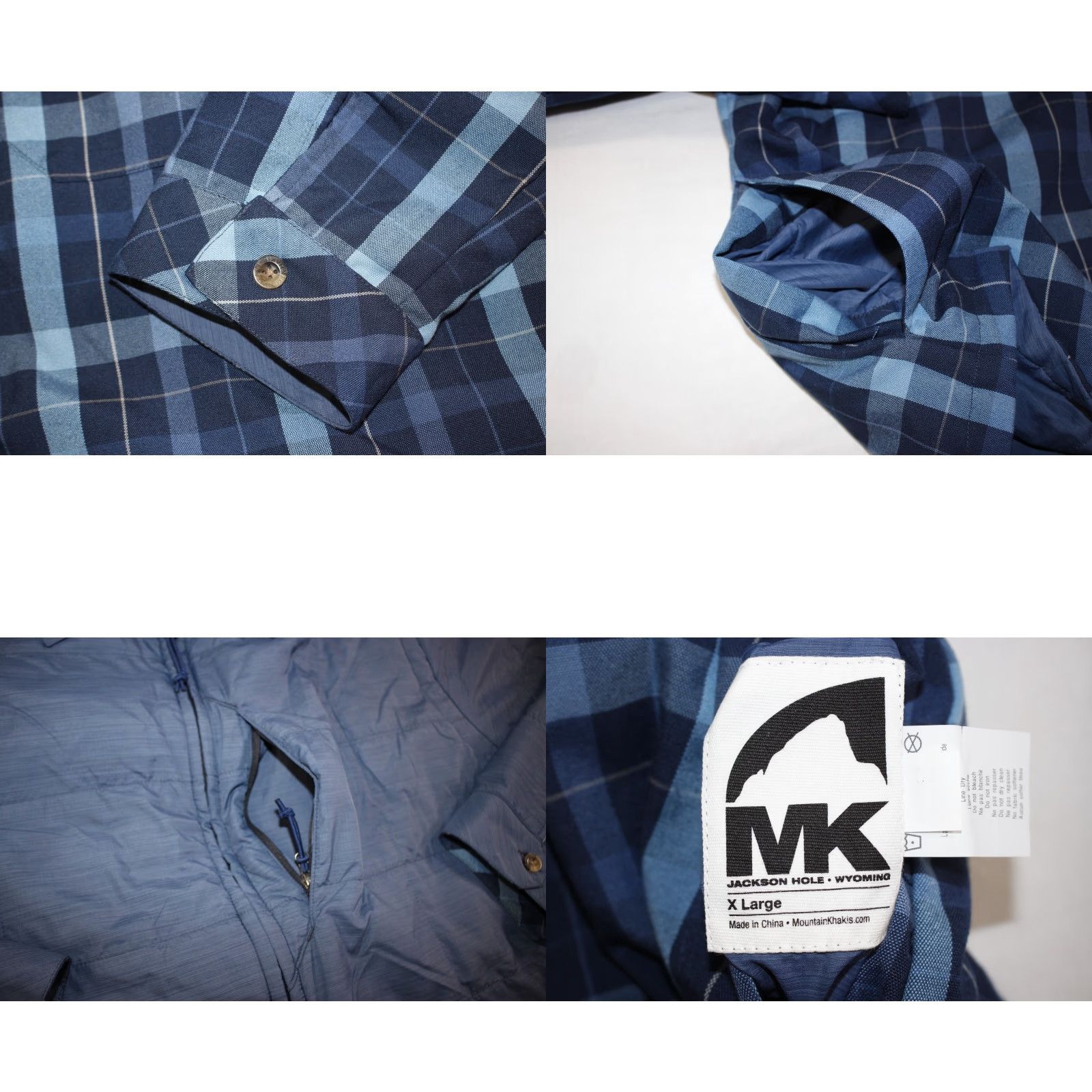 Mountain Khakis Mountain Khakis Jacket Reversible Insulated Shacket Windbreaker Blue XL Men Size US XL / EU 56 / 4 - 8 Thumbnail