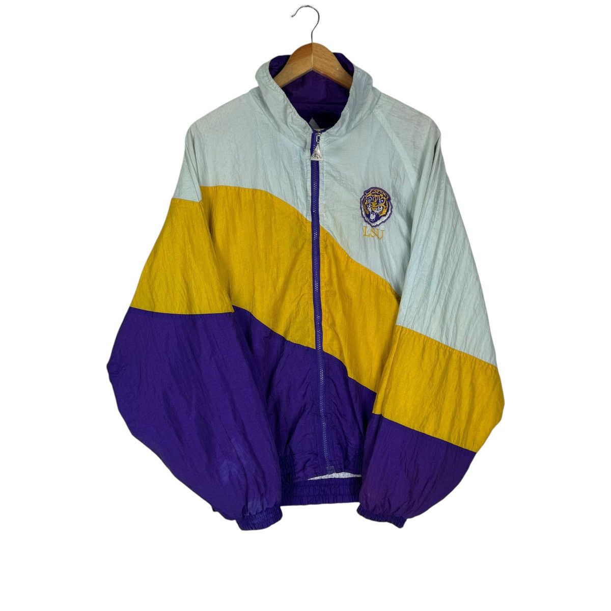 Vintage ⚡️90s LSU TIGER VARSITY JACKET Size US XL / EU 56 / 4 - 1 Thumbnail