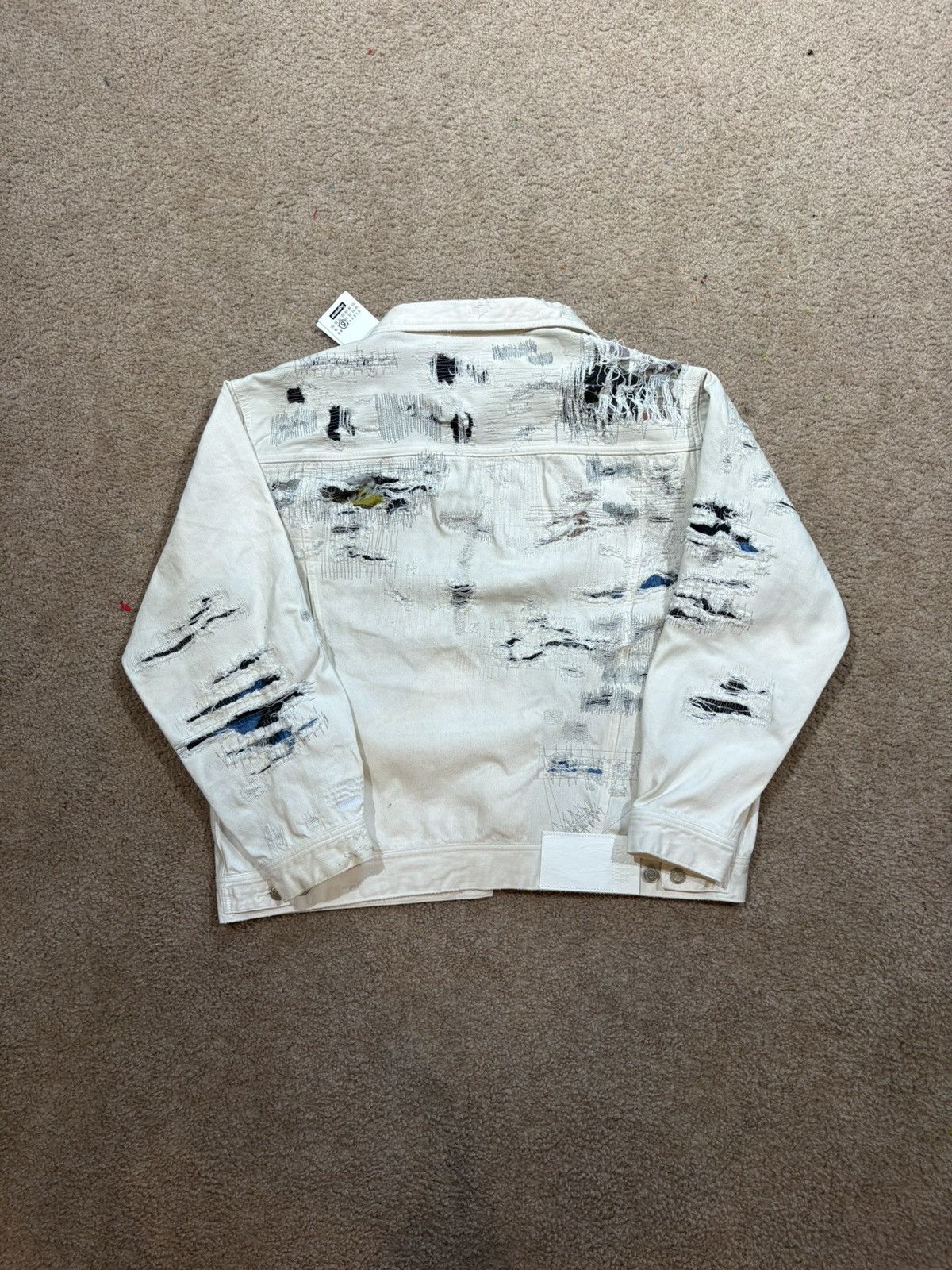 Maison Margiela × Supreme Supreme x Maison Margiela Selvedge Jacket (White) Size US L / EU 52-54 / 3 - 4 Thumbnail