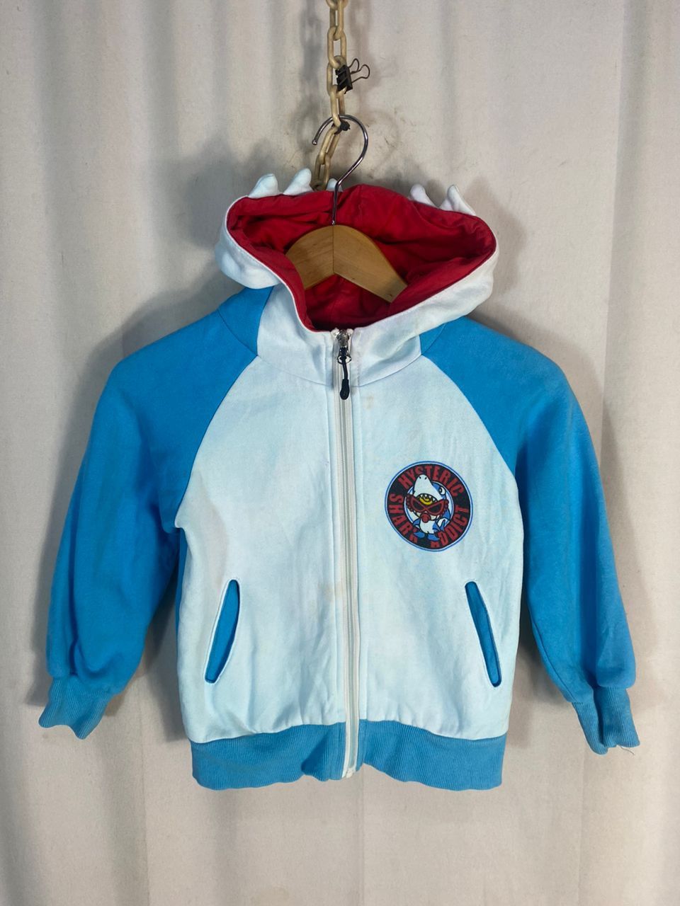 Hysteric Glamour Unisex kids🔥 hysteric glamour sharks kids zipper hoodie Size US XXS / EU 40 - 12 Thumbnail