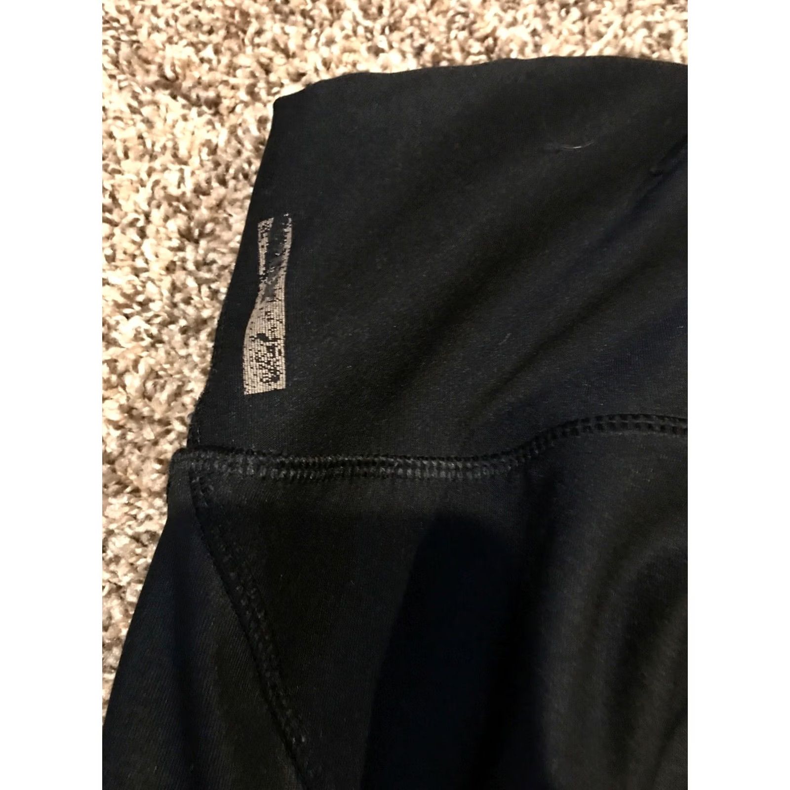 Vintage RBX Womens S Black Polyester Blend Leggings Athletic A17 Shirt? Size 26" / US 2 / IT 38 - 5 Thumbnail