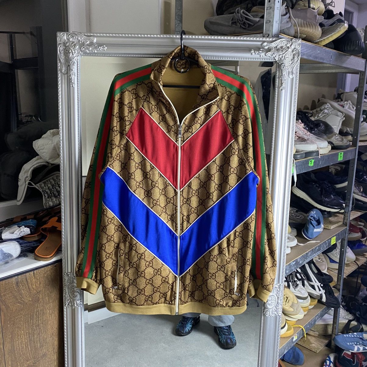 Gucci GUCCI LOGO ZIP JACKET MONOGRAM LUXURY Size US L / EU 52-54 / 3 - 1 Thumbnail