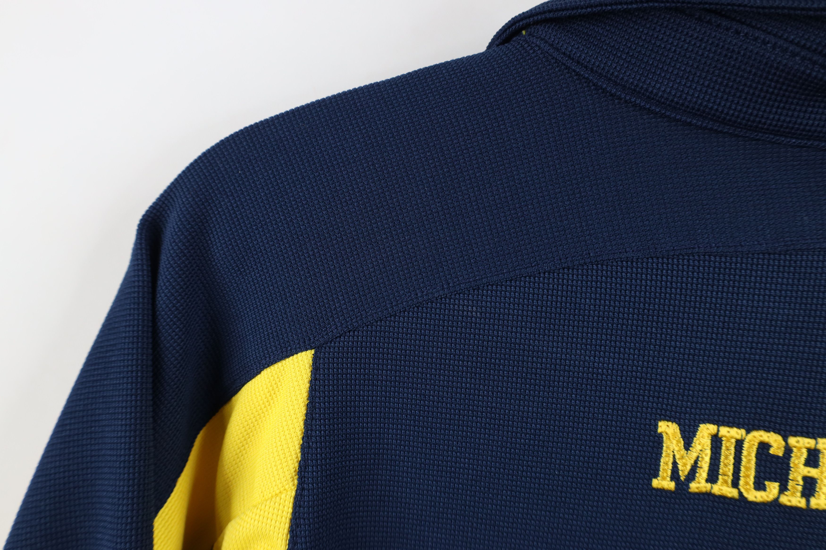 Nike Vintage Nike University of Michigan Football Collared Shirt Size US L / EU 52-54 / 3 - 12 Thumbnail