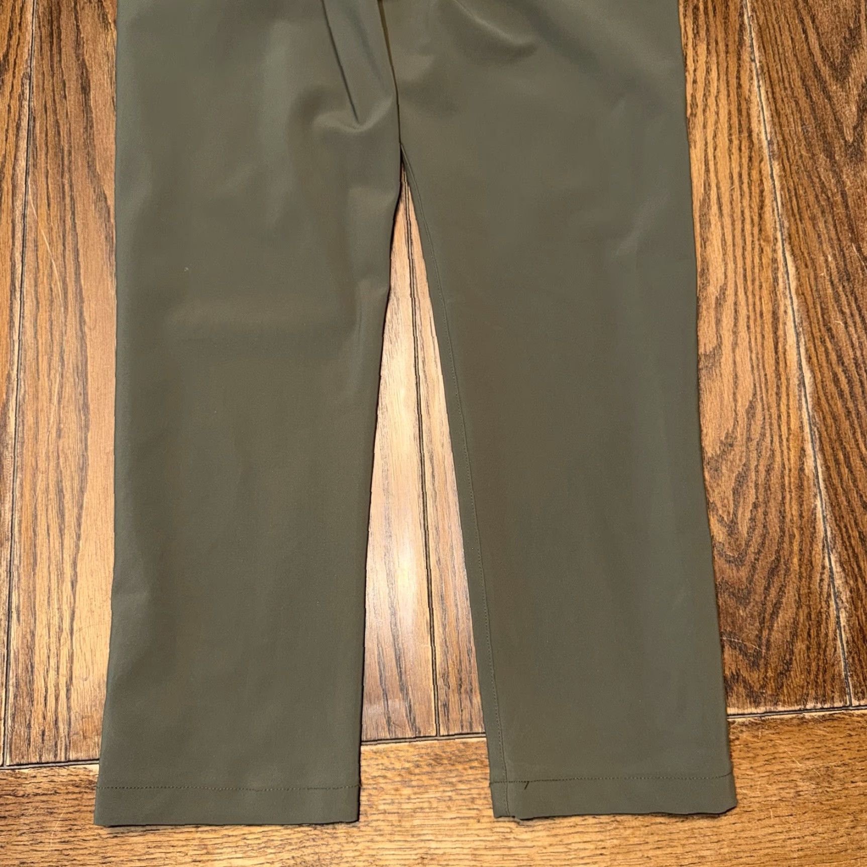 Vintage Proper Cloth Milano Fatigue Performance Knit Pants 35X26 Green Size US 35 - 2 Thumbnail