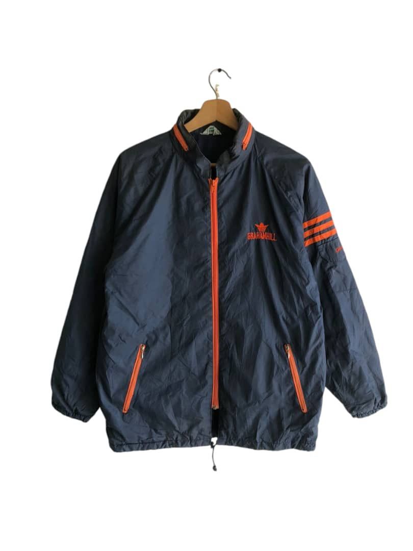 Japanese Brand × Vintage Vintage Y2K Graham Hill three line Stripe Hoodie Size US M / EU 48-50 / 2 - 1 Thumbnail