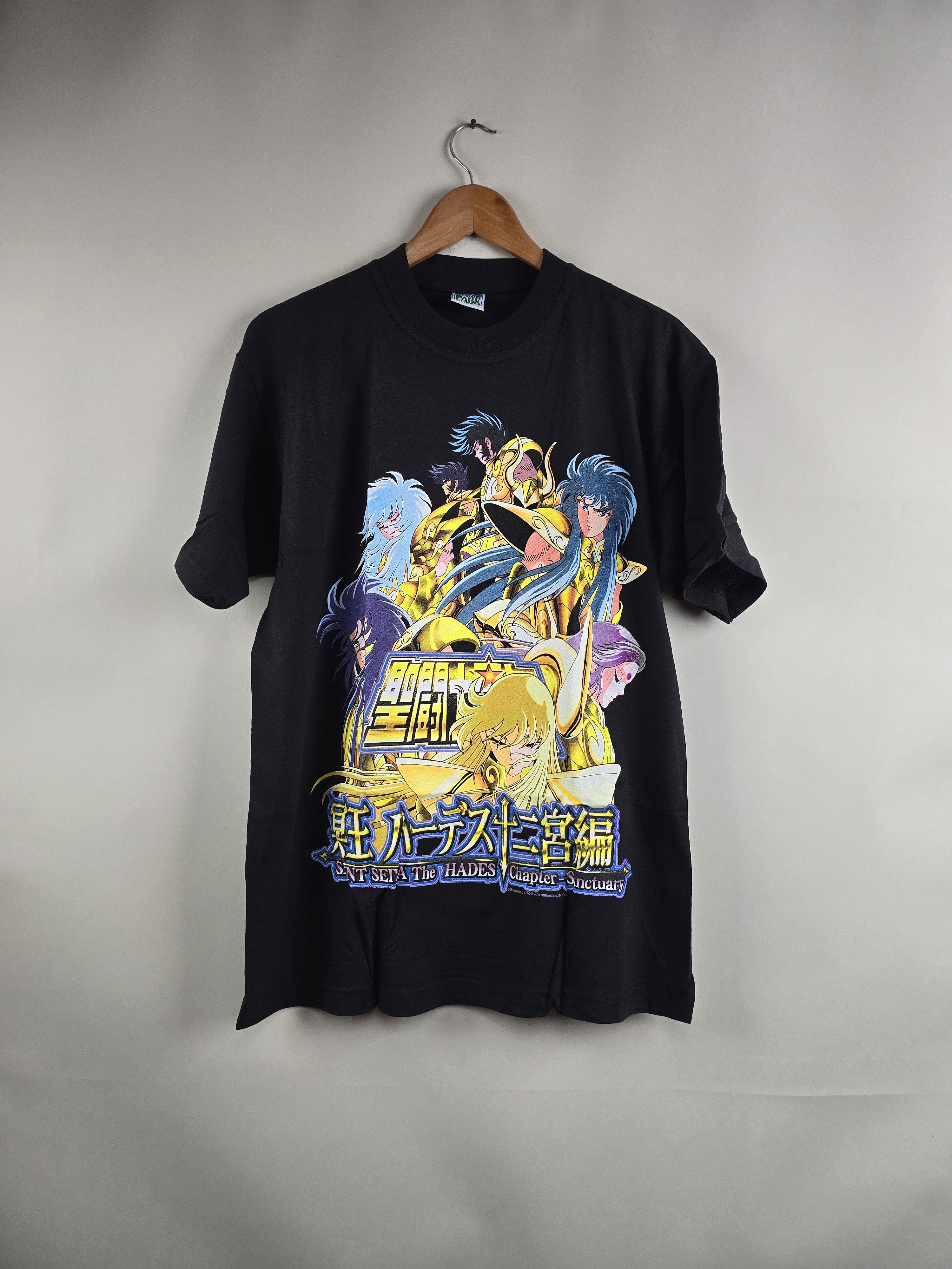 Anime × Vintage 2000 Saint Seiya The Hades Chapter Anime Tee L 21.5" 29" Size US L / EU 52-54 / 3 - 7 Thumbnail