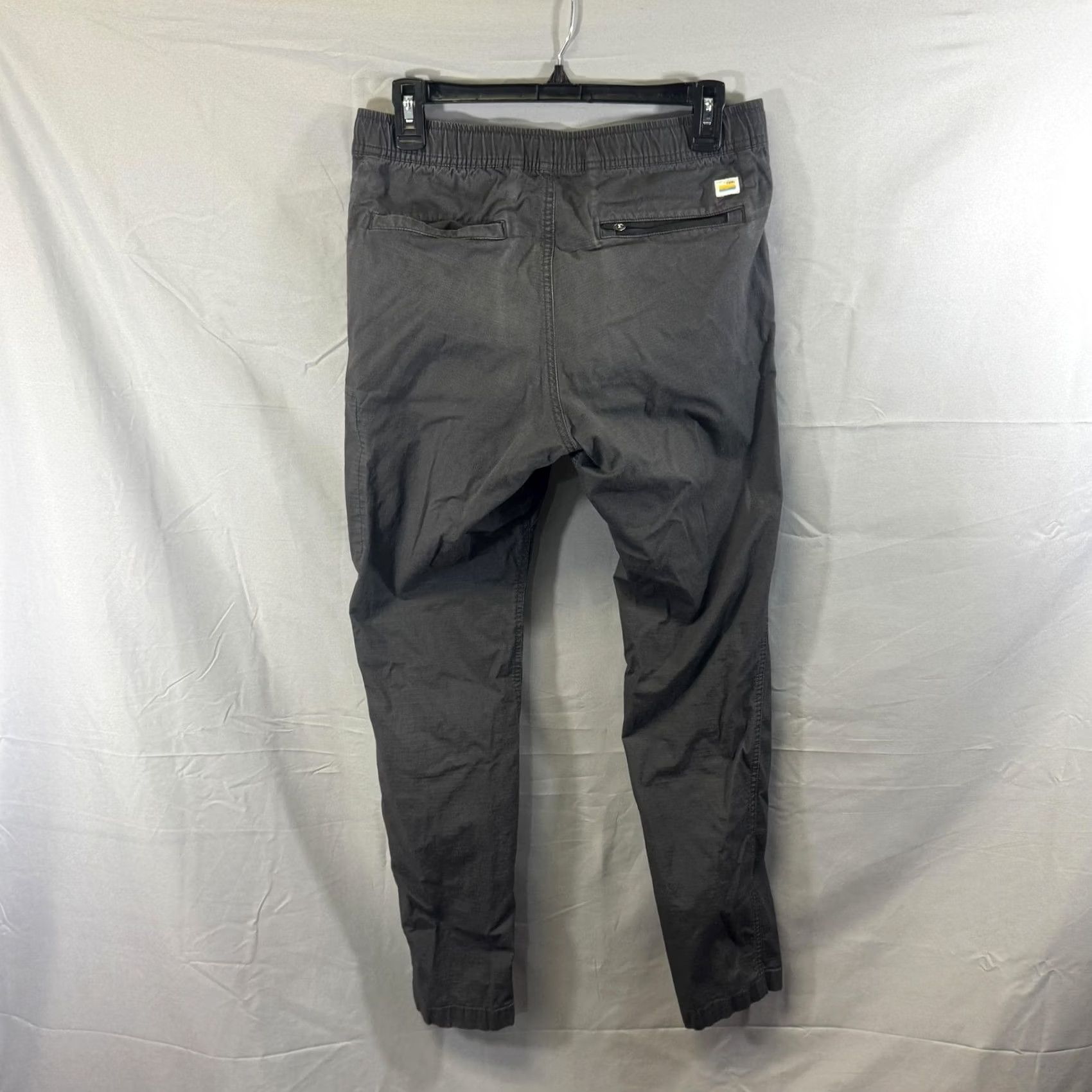 Vuori Vuori Pants Mens Small Gray V412 Organic Cotton Stretch Athletic Casual Joggers Size US 29 - 2 Thumbnail
