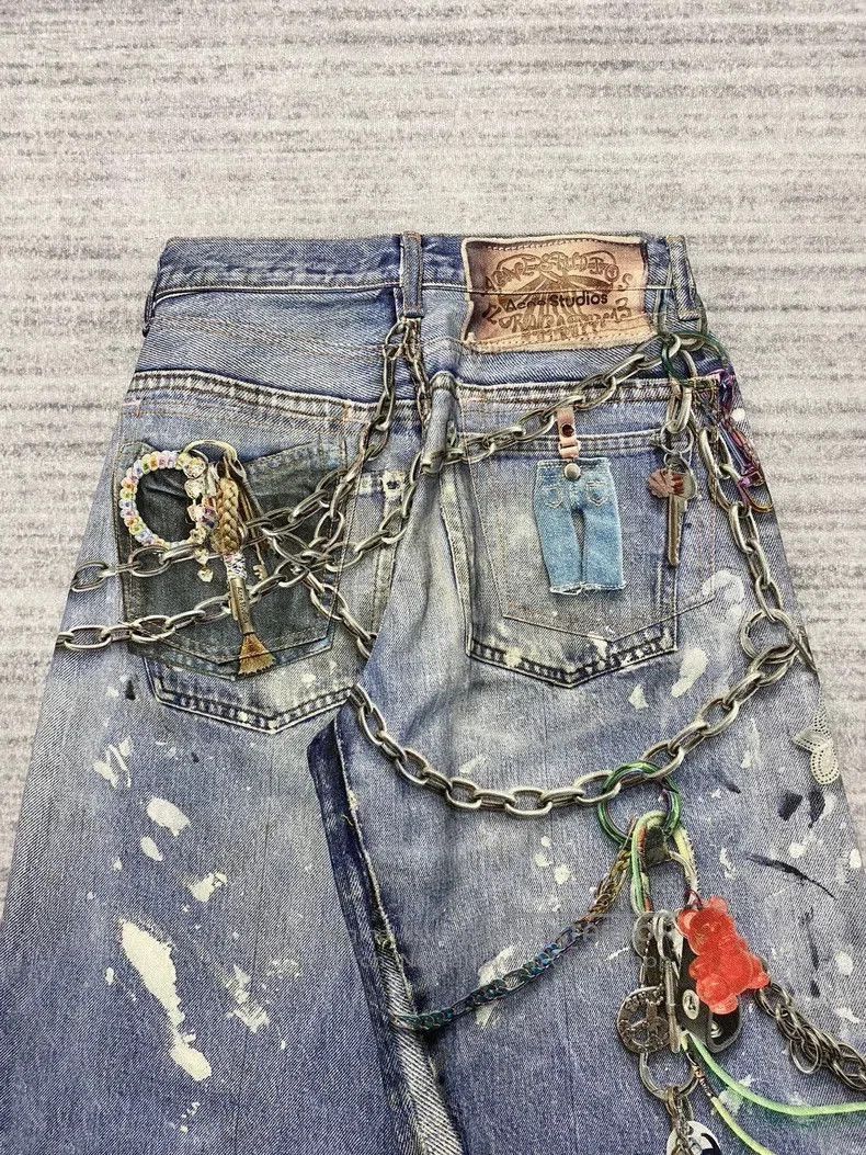Acne Studios Digital Print 3D Baggy Jeans. Size US 32 / EU 48 - 5 Thumbnail