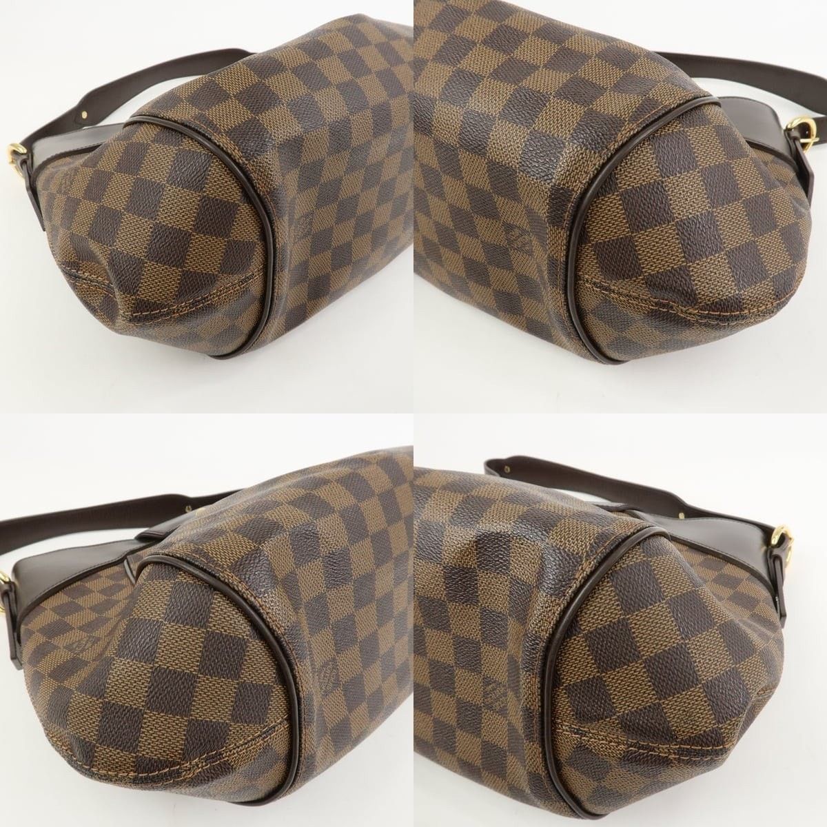 Louis Vuitton Louis Vuitton Damier Sistina MM Coated Canvas Shoulder Bag Size ONE SIZE - 5 Thumbnail