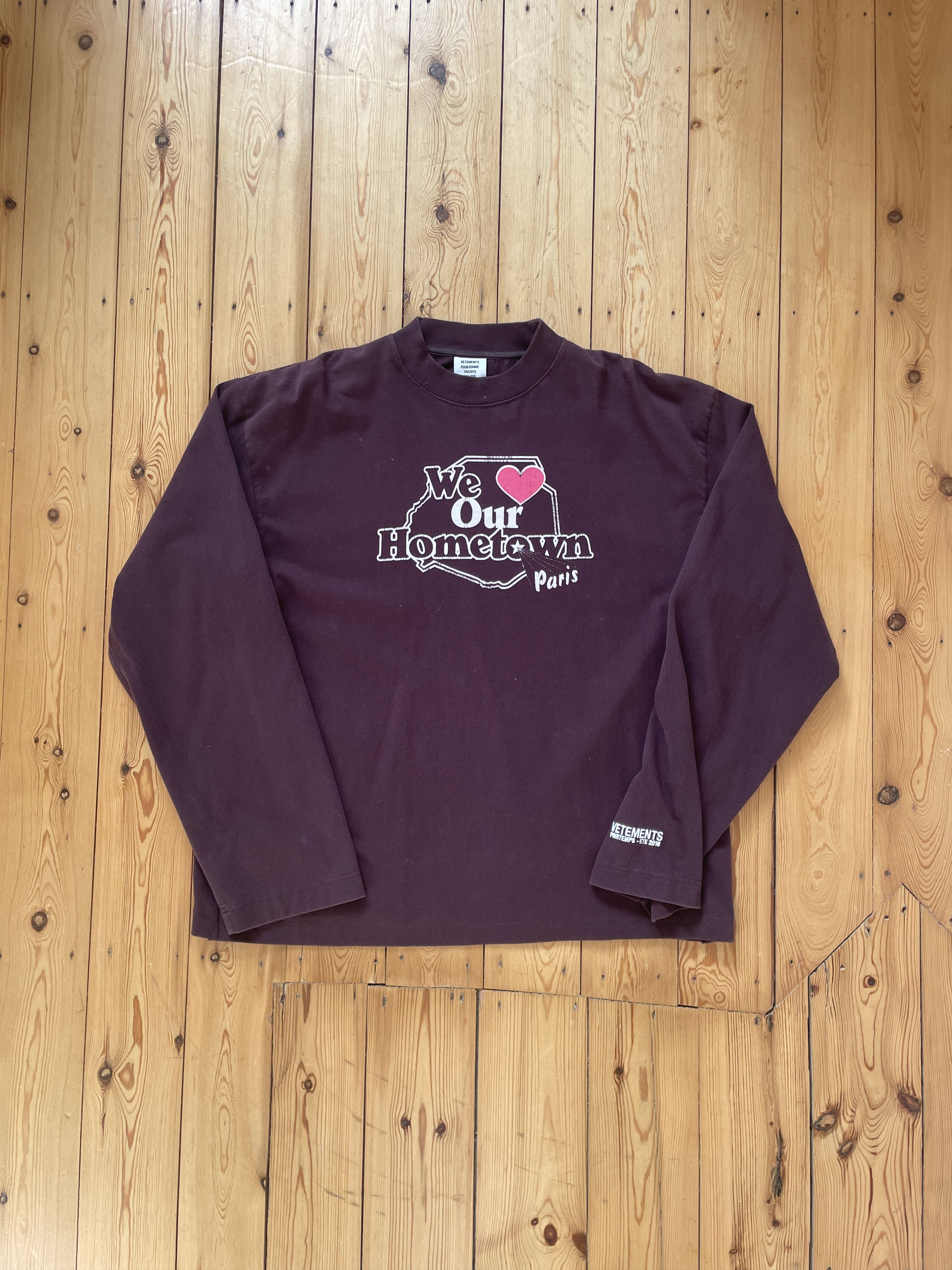 Vetements Vetements - We Love Our Hometown Long Sleeve Size US M / EU 48-50 / 2 - 1 Thumbnail
