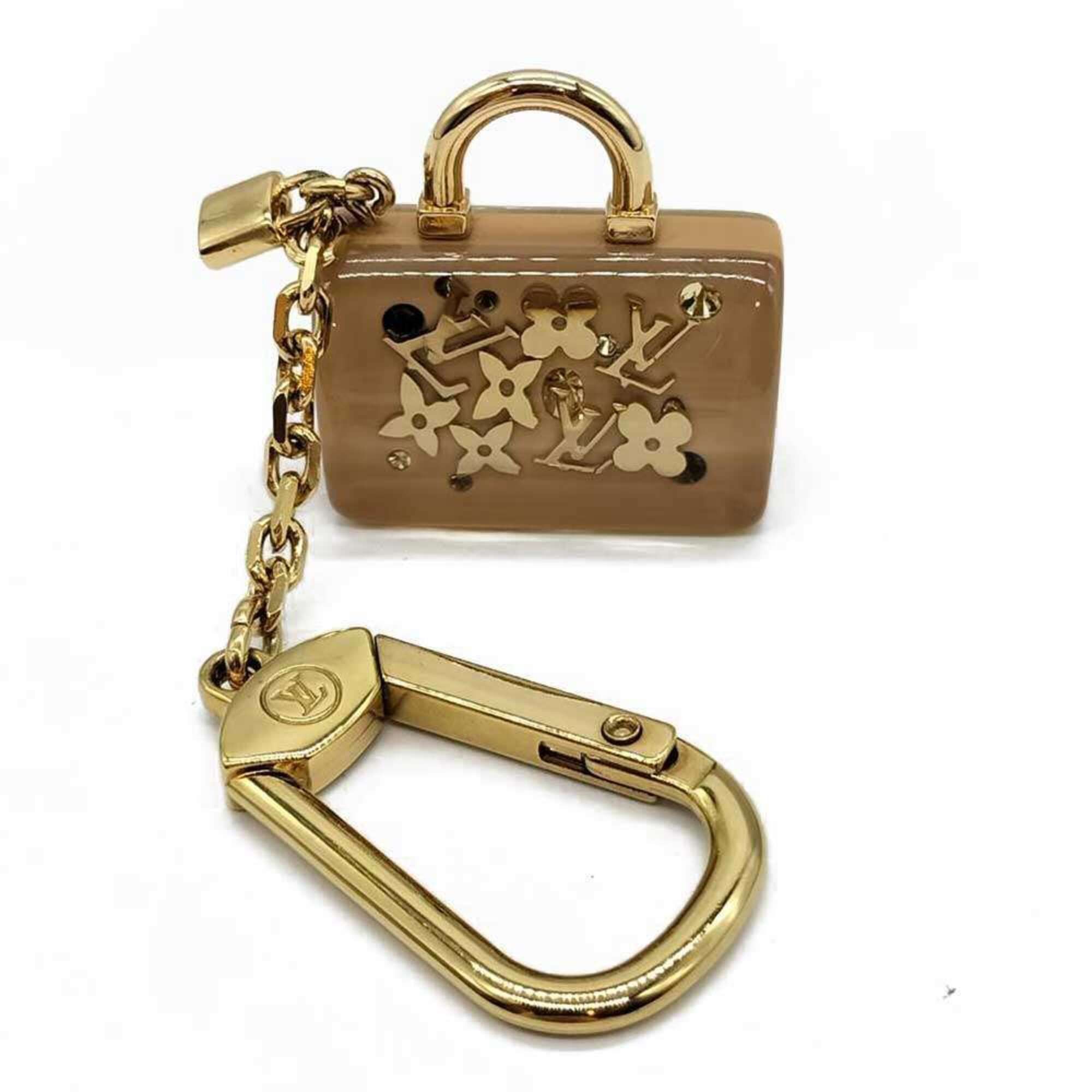 Louis Vuitton Louis Vuitton Portefeuille Speedy Inclusion Keyring Keychain Beige GP x Plastic Bag Motif M65320 Women's LOUIS VUITTON Size ONE SIZE - 1 Thumbnail
