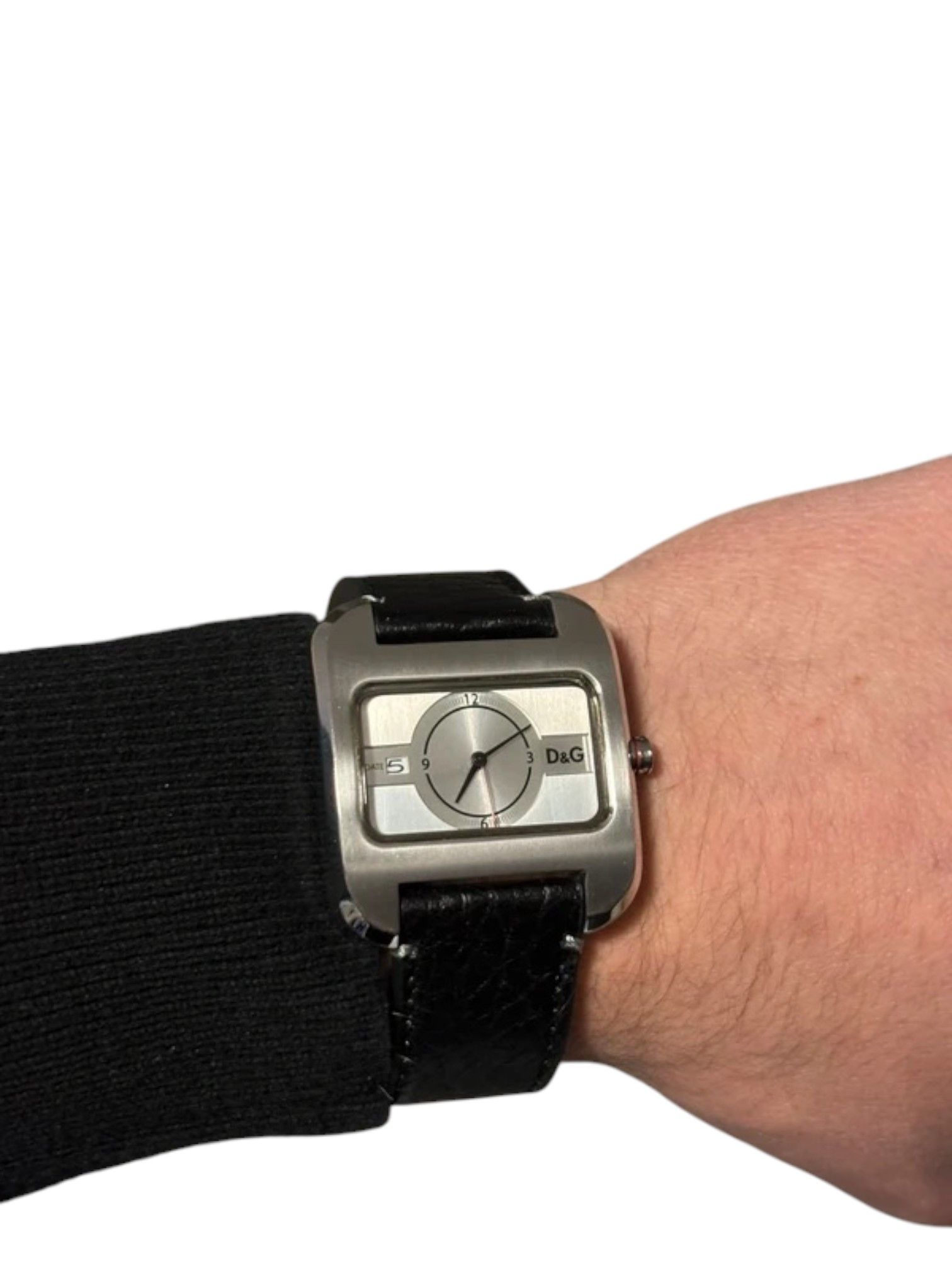 Dolce & Gabbana D&G Time Square Dial Watch + Extra Stainless Steel Bracelet Size ONE SIZE - 2 Thumbnail
