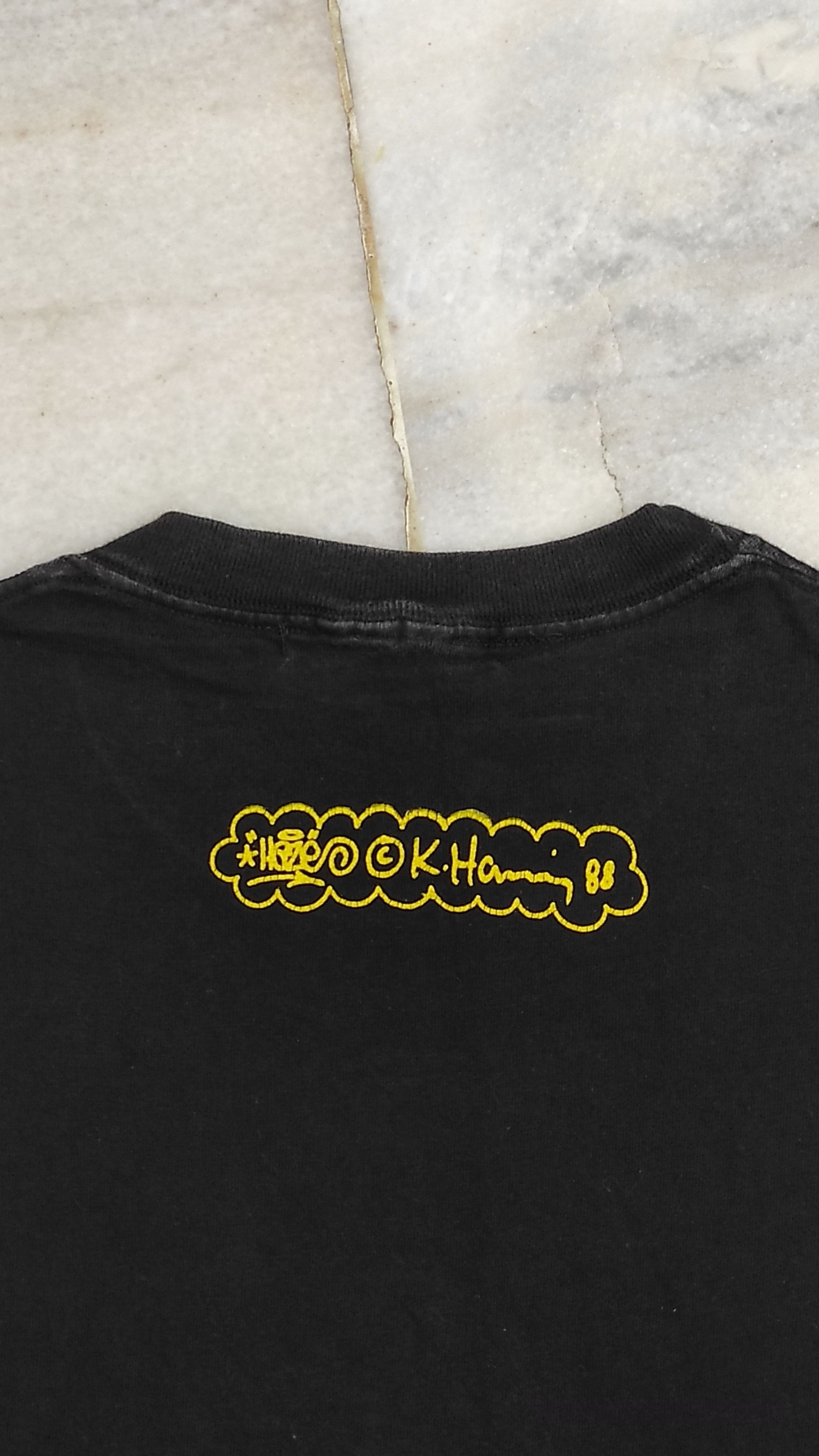 Haze Ultra rare Keith Haring x Haze "Bat" tshirt, circa 1988 Size US S / EU 44-46 / 1 - 7 Thumbnail