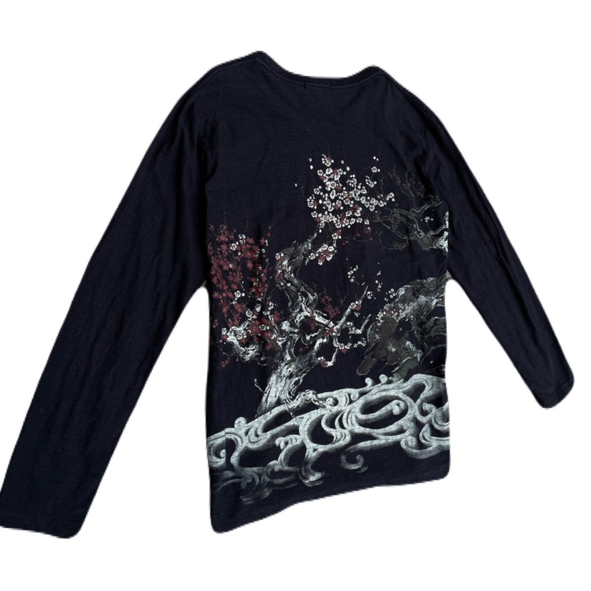 If Six Was Nine 2000s Japanese Yakuza Sukajan Long Sleeve Tee Archive Y2K Size US L / EU 52-54 / 3 - 3 Thumbnail