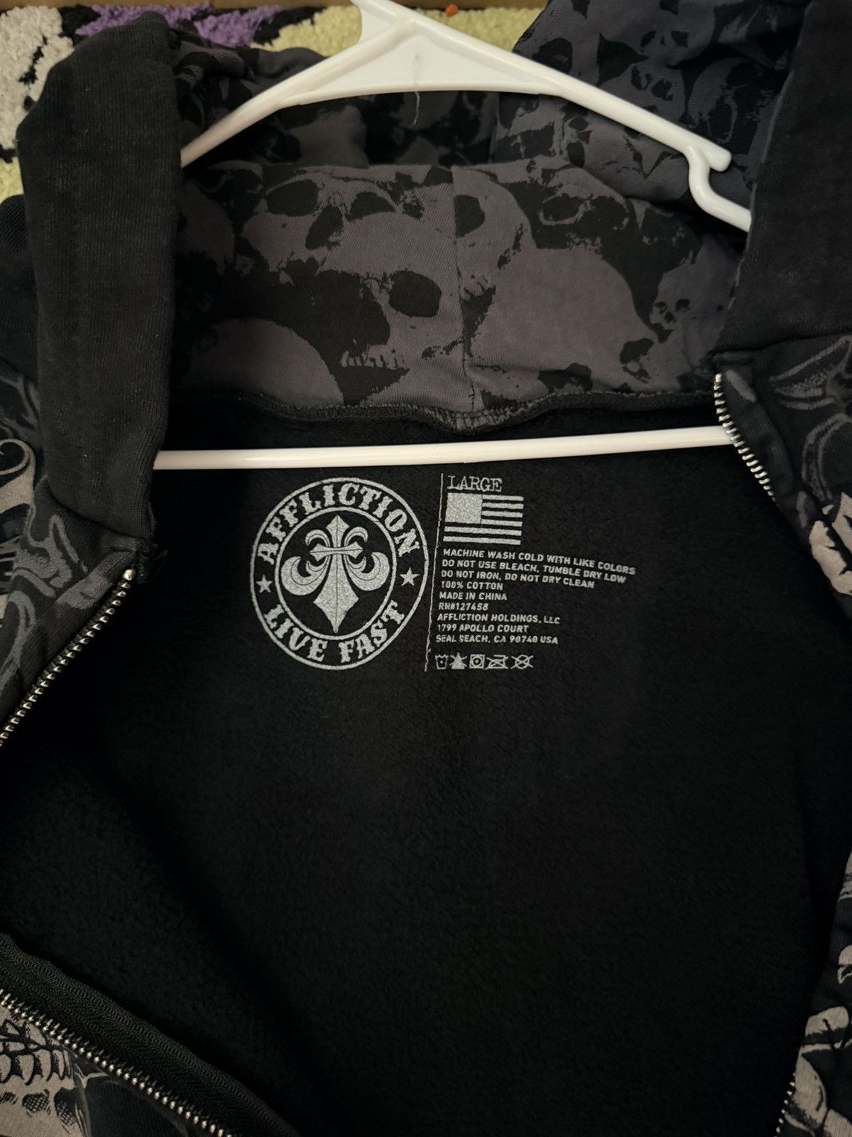 Affliction Affliction x Ken Carson Gorecore Hoodie Size US L / EU 52-54 / 3 - 6 Thumbnail
