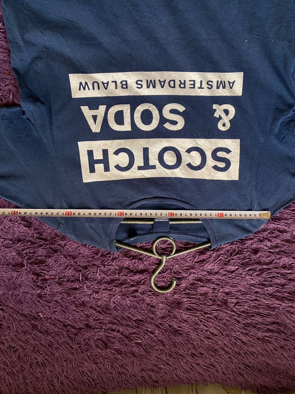 Scotch & Soda Scotch & Soda Amsterdam Blauw Classic T Shirt center logo Size US M / EU 48-50 / 2 - 11 Thumbnail