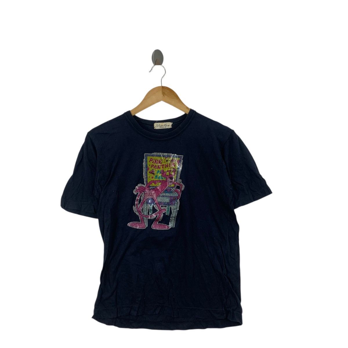 Vintage Vintage 80s PINK PANTHER CARTOON Iron On Logo Tee Shirt Top Size S / US 4 / IT 40 - 3 Thumbnail