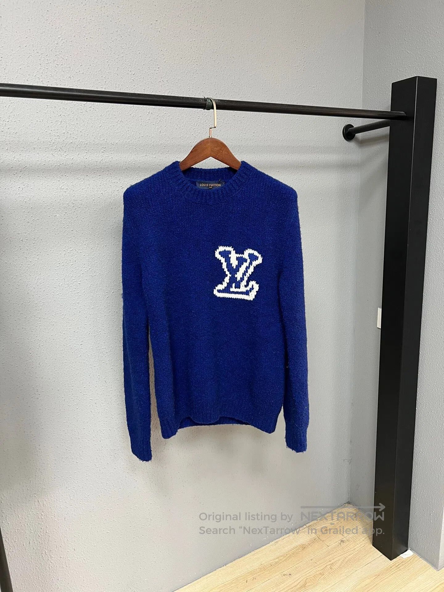 Louis Vuitton Louis Vuitton Blue Teddy Sweater| Size M / US 6-8 / IT 42-44 - 1 Thumbnail