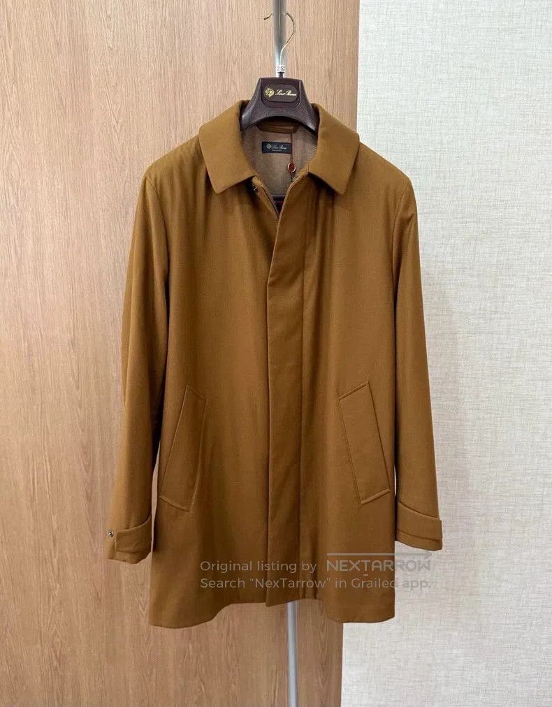 Loro Piana Loro Piana GOK Wool Trench Coat. Size US L / EU 52-54 / 3 - 1 Thumbnail