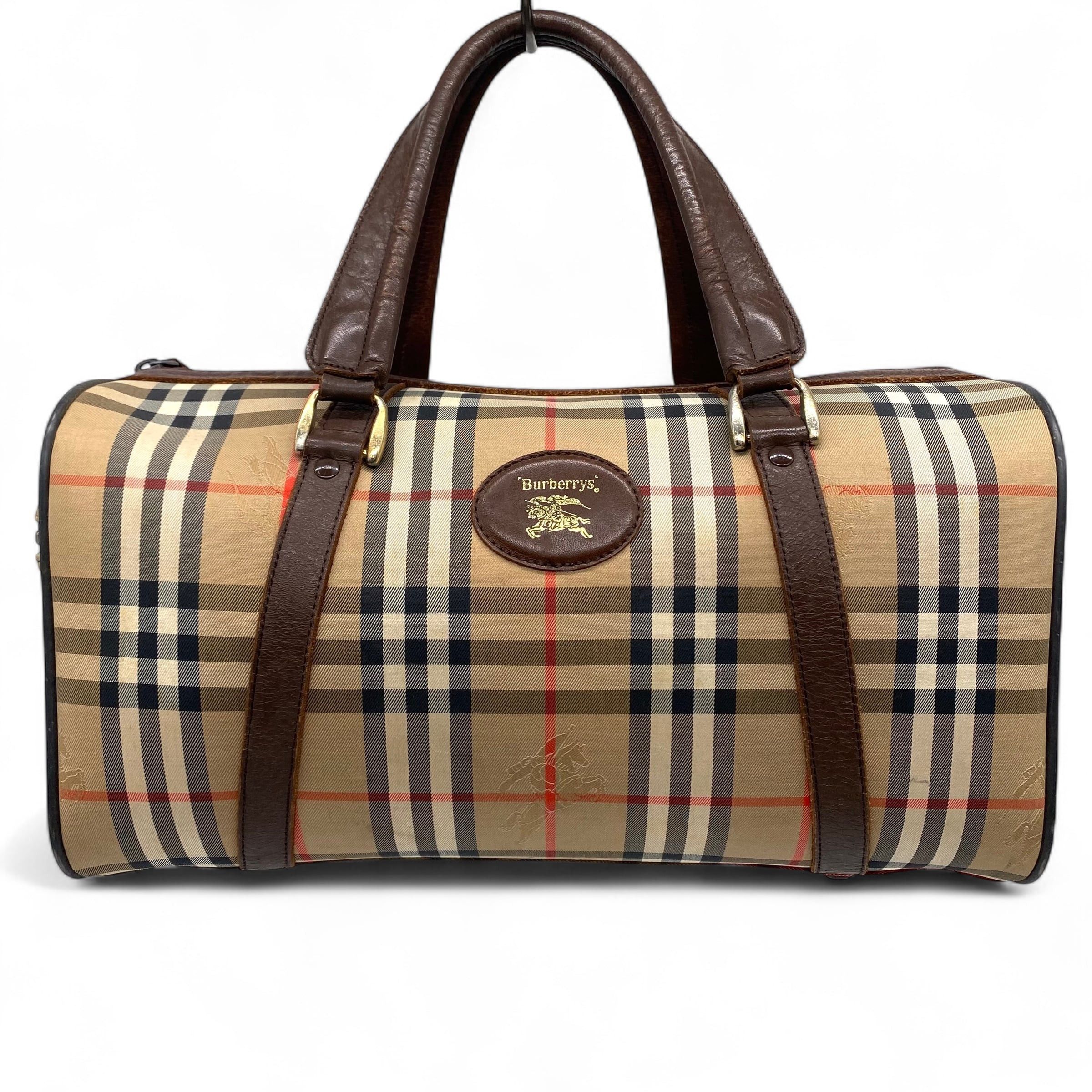 Burberry Vintage Burberry Boston Bag Nova Check | Grailed