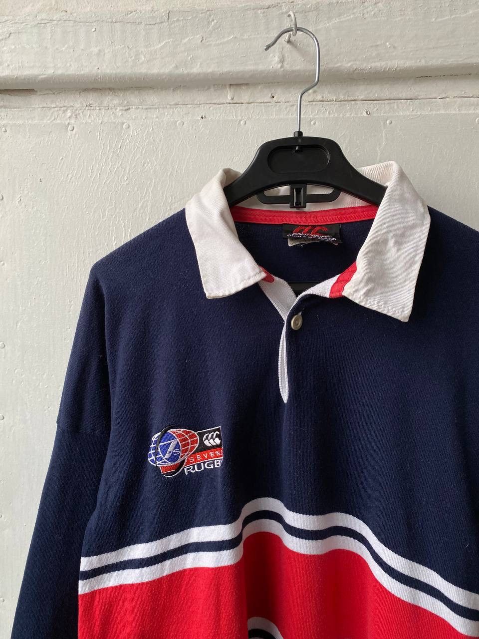 Canterbury of New Zealand Vintage 1997 Rugby Sevens Hong Kong Canterbury Longsleeve Size US XL / EU 56 / 4 - 5 Thumbnail