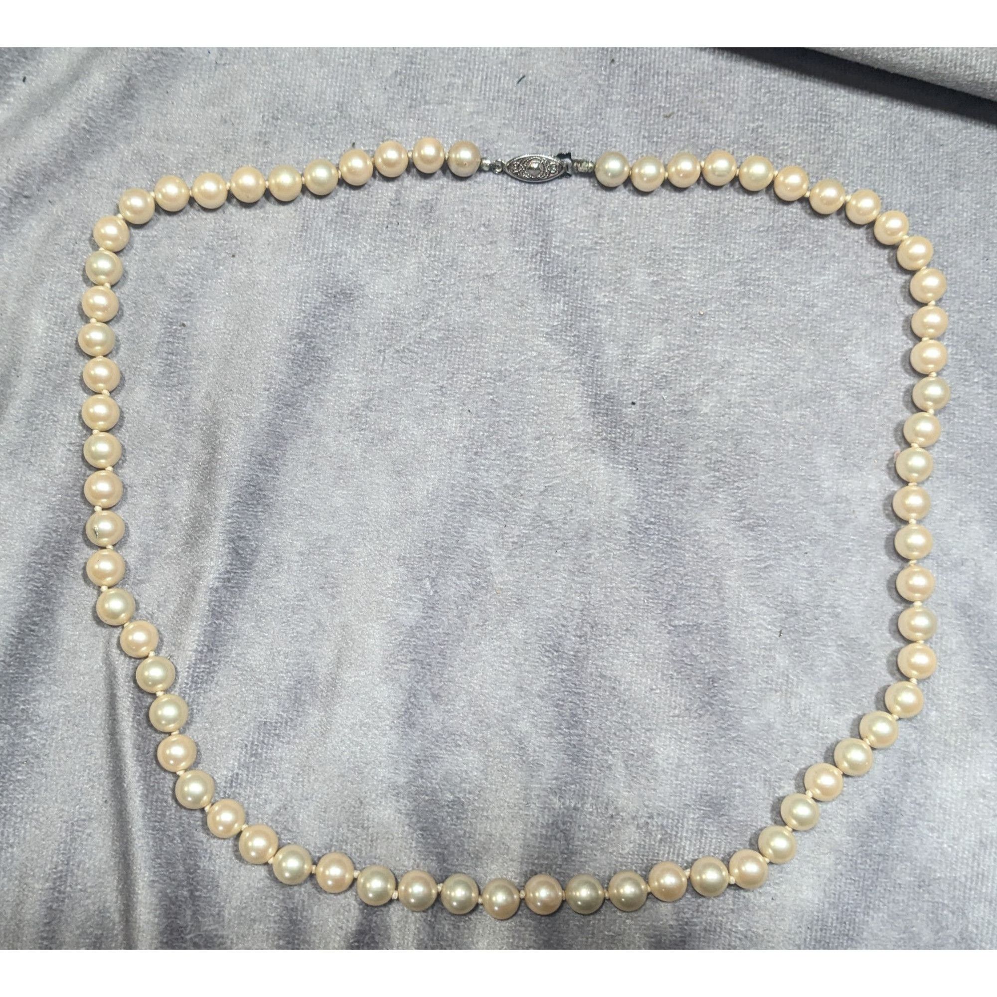 Other Vintage Glam Glass Pearl Beaded Necklace Size ONE SIZE - 4 Thumbnail