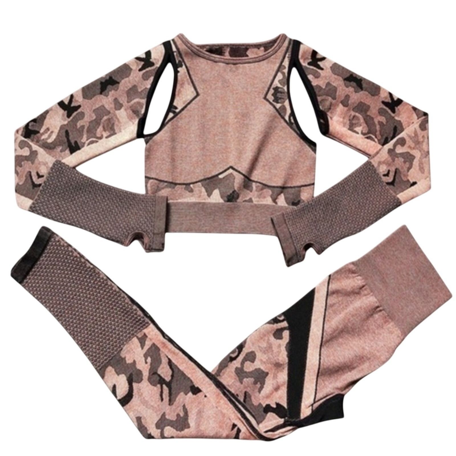NBDN Nobrandedon Camouflage Workout Set | Size S Size 27" / US 4 / IT 40 - 1 Thumbnail