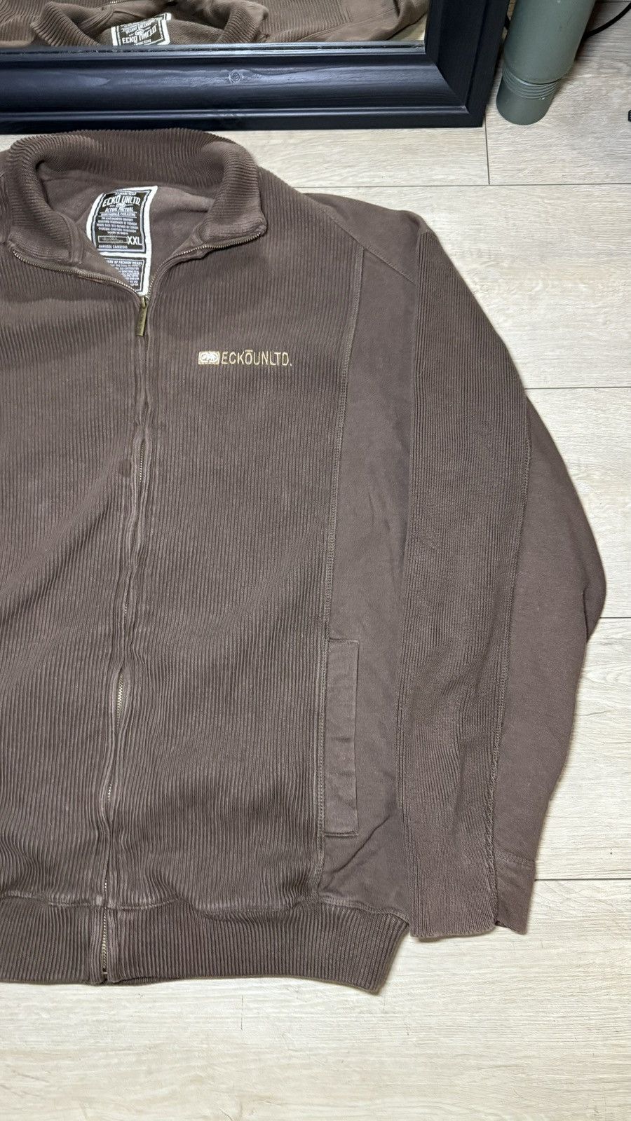 Marc Ecko Y2K Ecko Unltd Striped Corduroy Style Jacket Size US XXL / EU 58 / 5 - 3 Thumbnail