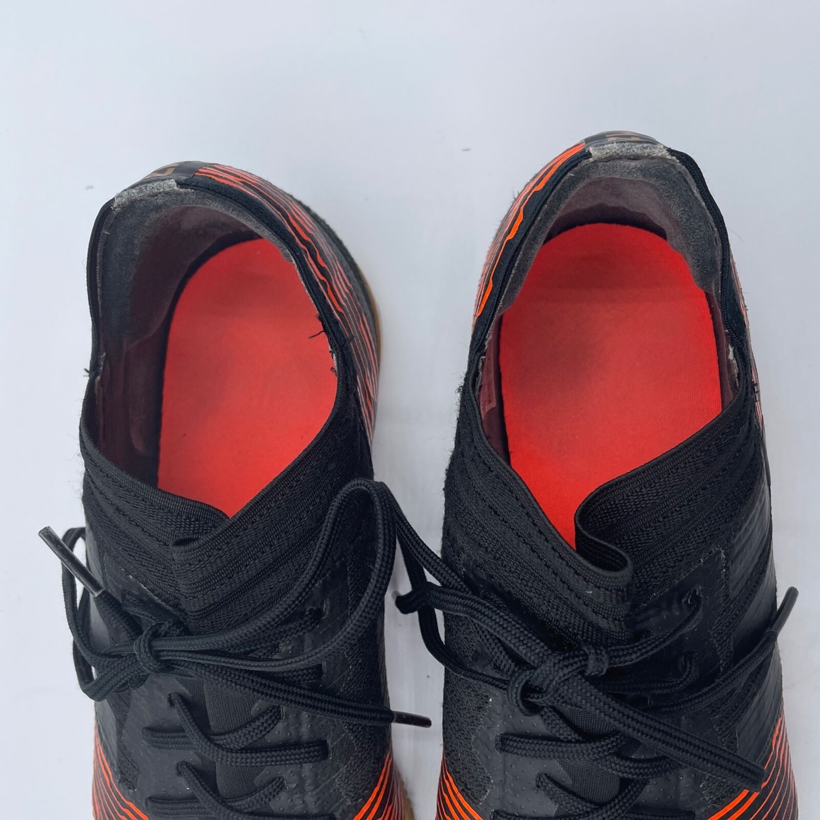Adidas Adidas Nemeziz Tango 17.3 Indoor Soccer Shoes Black Red 5.5 Size US 5.5 / EU 38 - 6 Thumbnail