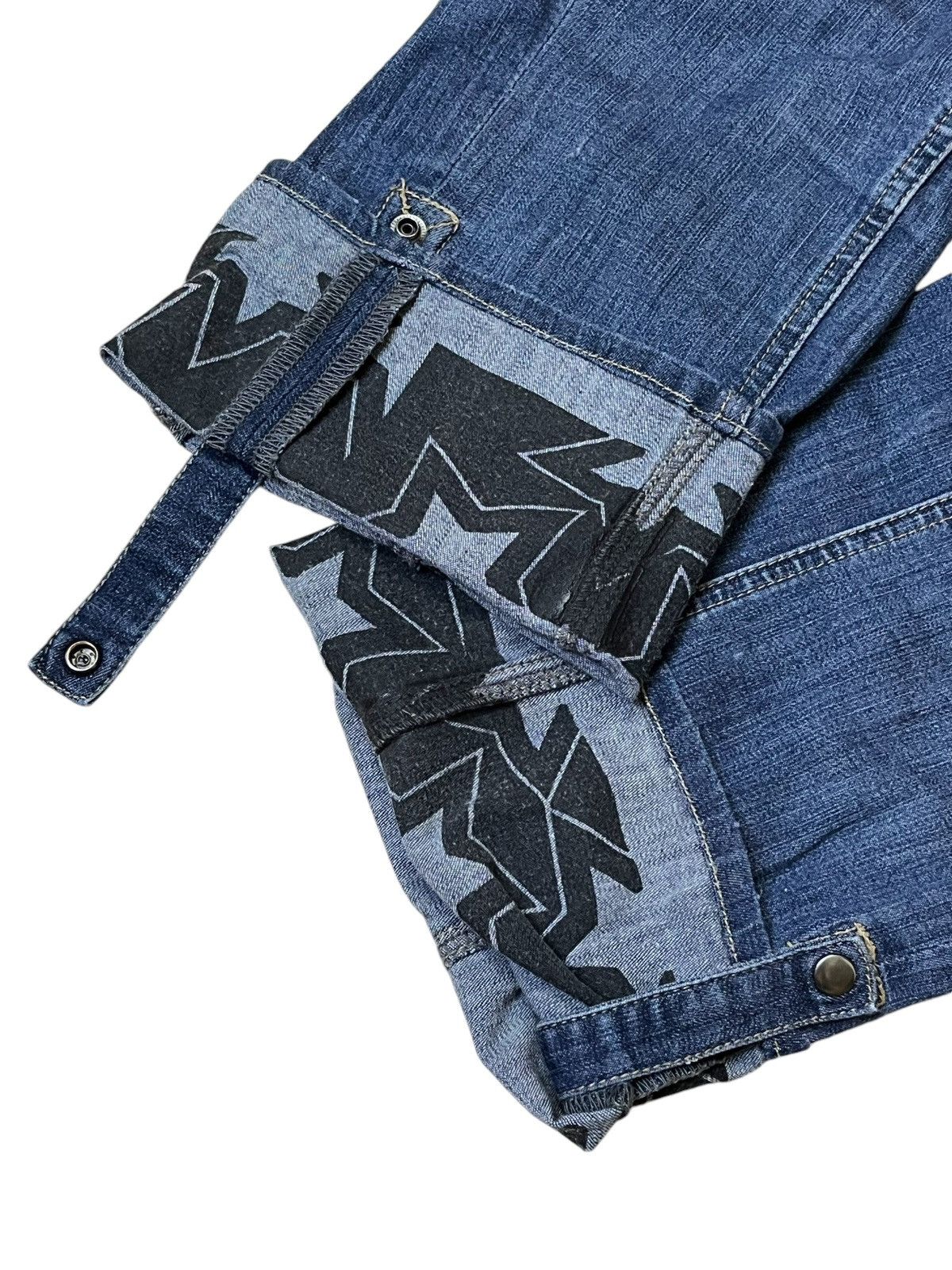 PPFM SICK🔥JAPANESE BRAND PPFM DROP CROTCH MULTIPOCKET JEANS Size US 33 - 13 Thumbnail