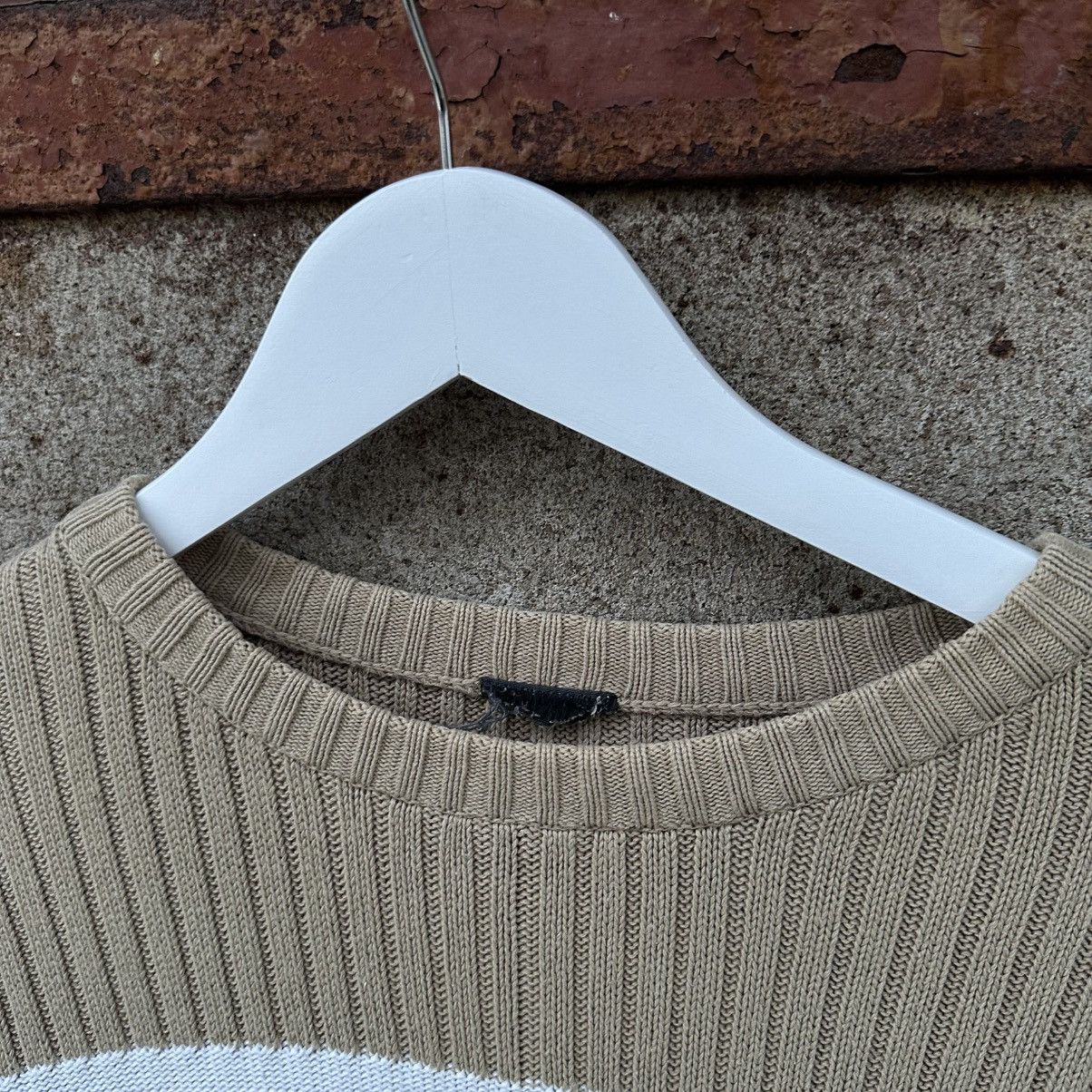 POST ARCHIVE FACTION (PAF) Vintage Knit Sweater Smog Real Denim Beige Size M Grunge Size US M / EU 48-50 / 2 - 7 Thumbnail