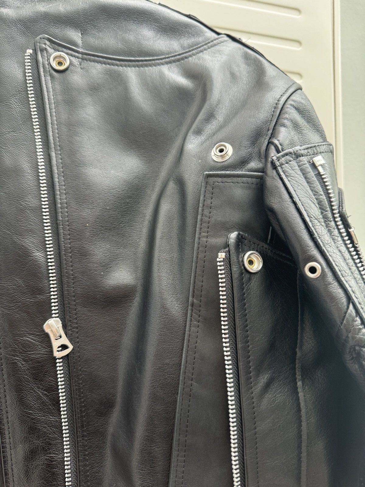 Comme des Garcons × Comme des Garcons Homme Plus × Junya Watanabe Junya Watanabe Comme des Garçons Leather Jacket Perfecto Size US M / EU 48-50 / 2 - 12 Thumbnail
