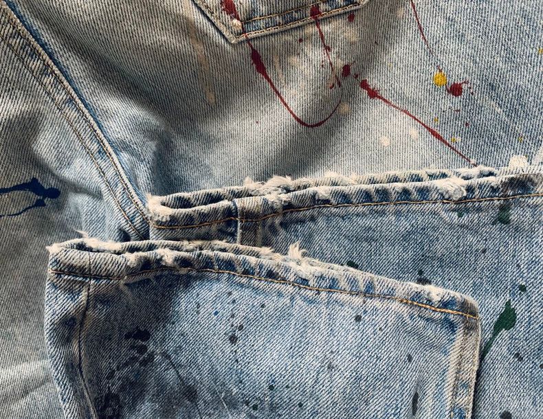 Other Number (N)ine Number Nine Splash Paint Jeans-2507 Size US 28 / EU 44 - 9 Thumbnail