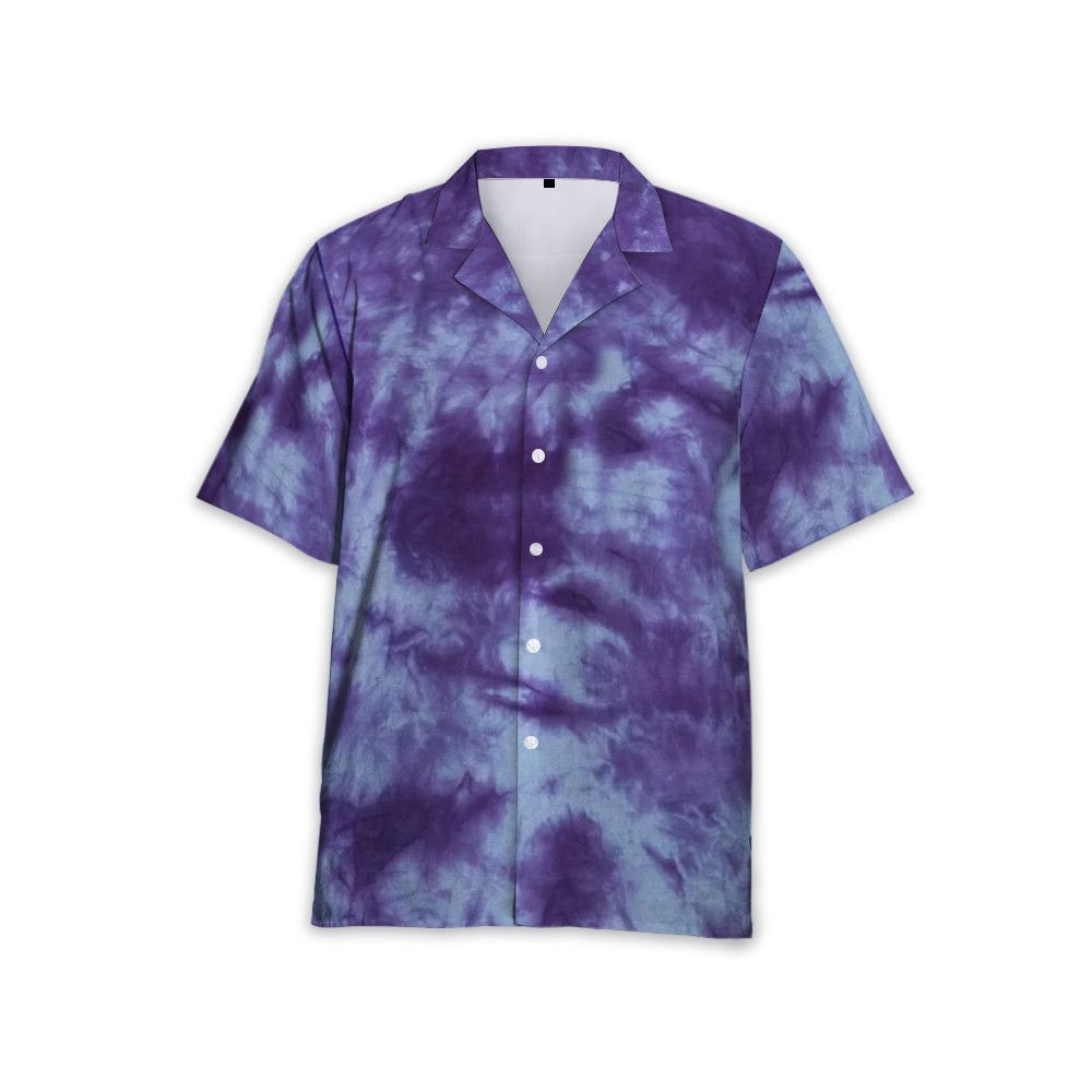 Designer Short-Sleeve Tie-Dye Shirt — Effortlessly Expressive Size US M / EU 48-50 / 2 - 1 Thumbnail