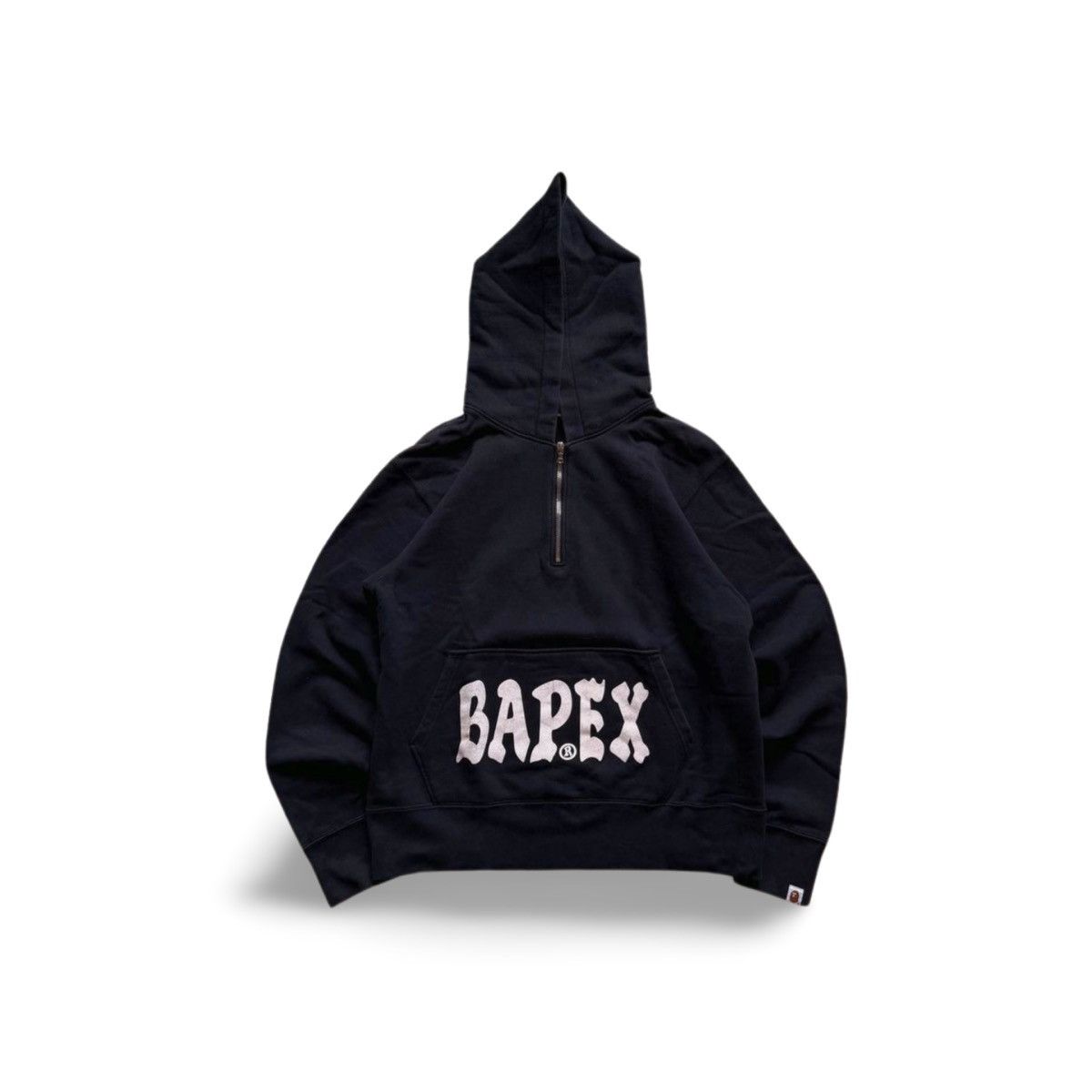 Bape Vintage Bathing Ape Bapex Quarter Zip Up Sweatshirt Hoodie Size US M / EU 48-50 / 2 - 1 Thumbnail