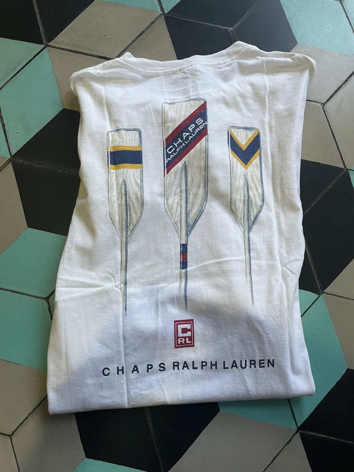 Chaps × Polo Ralph Lauren × Vintage Vintage t shirt Chaps Ralph Lauren Size US L / EU 52-54 / 3 - 1 Thumbnail