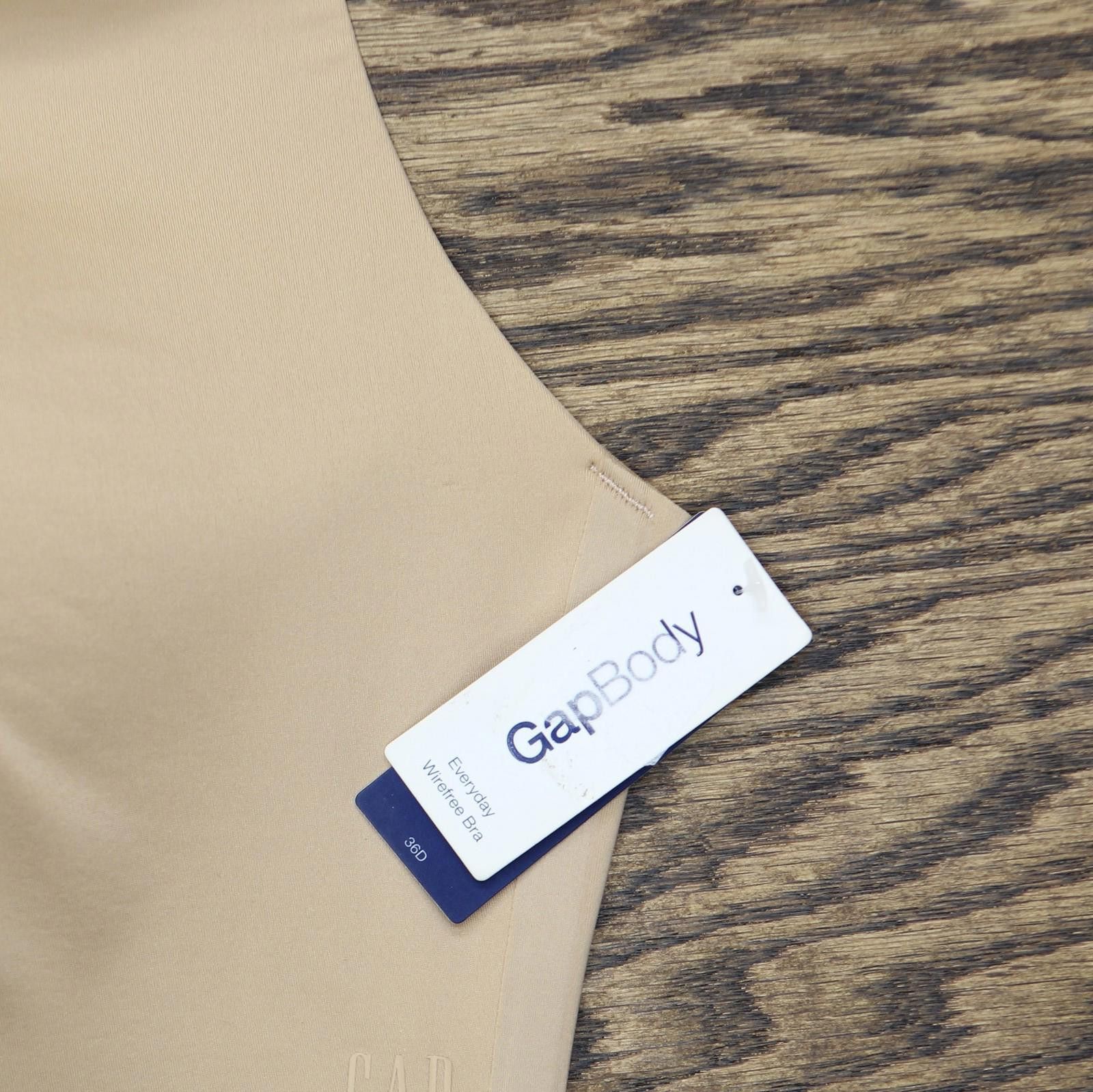 Gap Nwt Gap Body Essentials Wireless Bra Brush Beige Brown 36d Size ONE SIZE - 3 Thumbnail